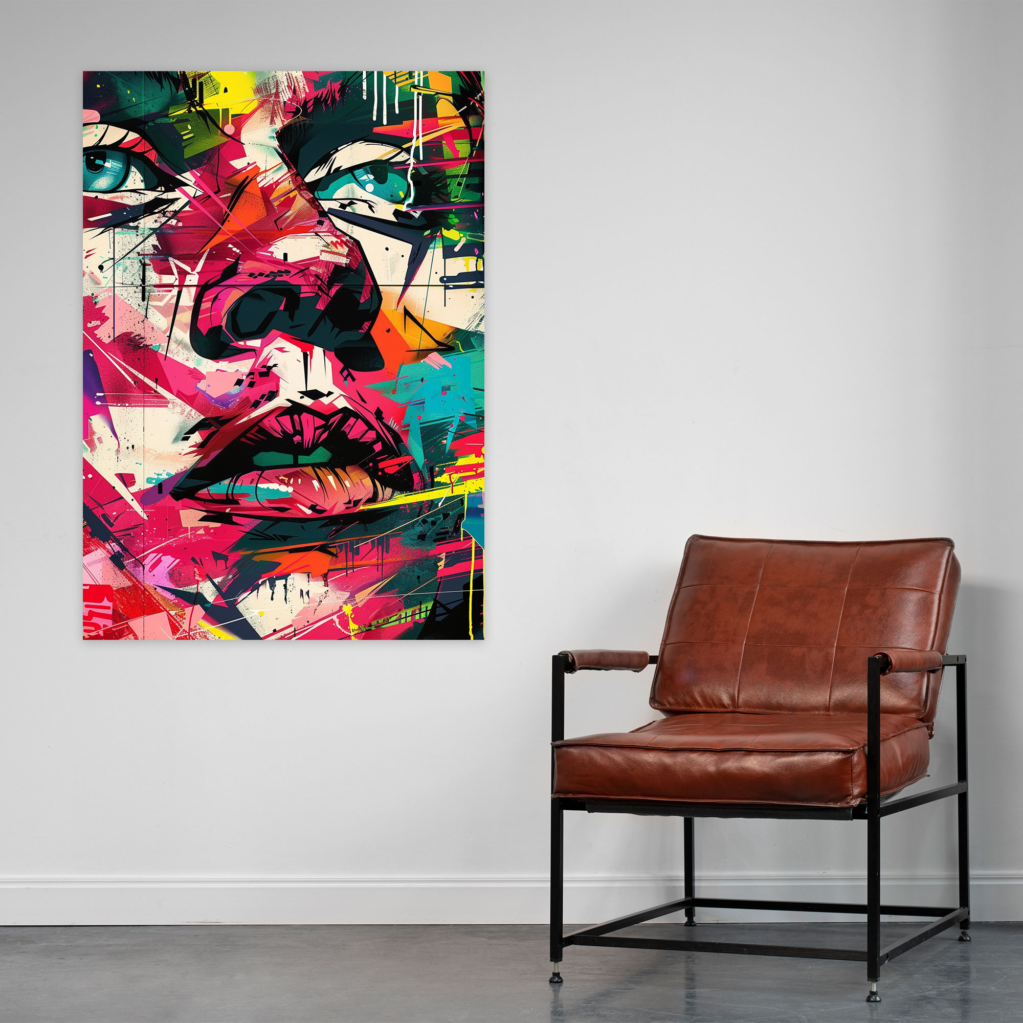 Popart Style Canvas Wall Art - Popart, Wall Decoration, Home Decoration, Canvas Wall Art
