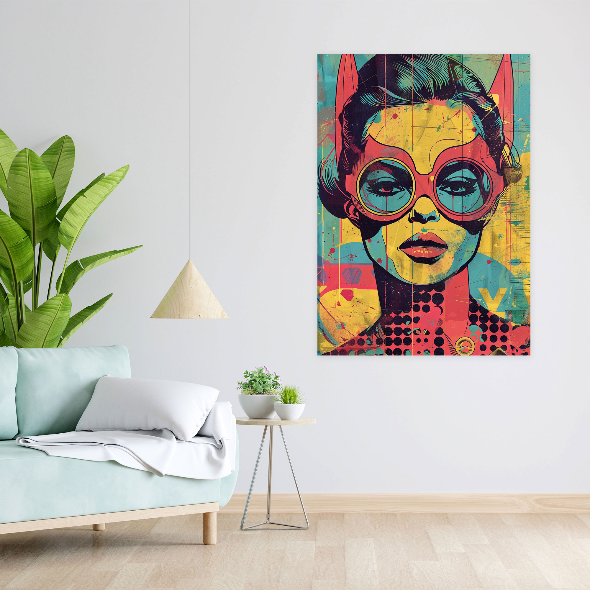 Popart Style Canvas Print - Popart, Wall Art, Wall Decoration, Popart Style