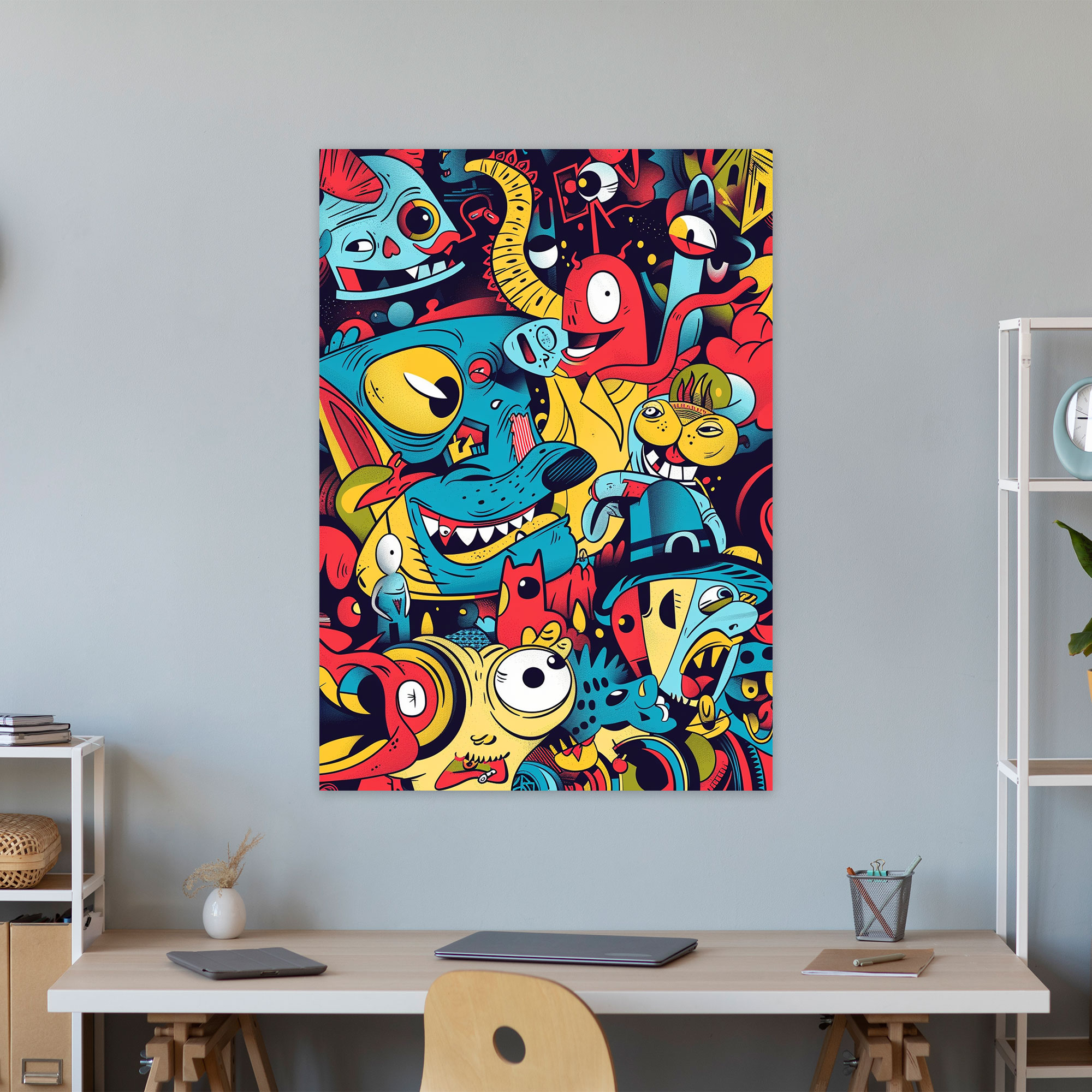 Popart Style Wall Art - Popart, Wall Decoration, Decor, Canvas Wall Art