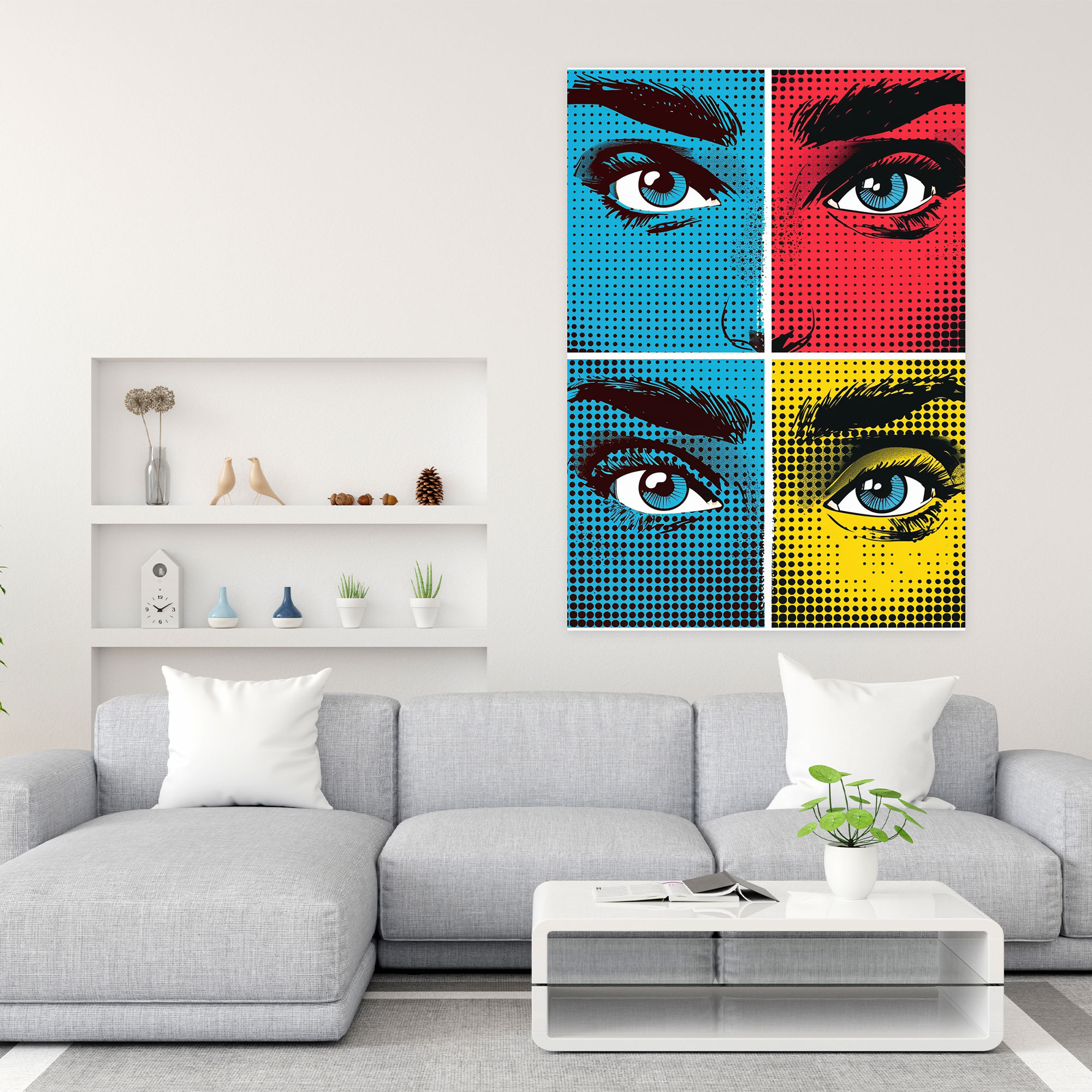 Popart Style Canvas Print - Popart, Popart Style, Wall Art, Canvas Wall Art
