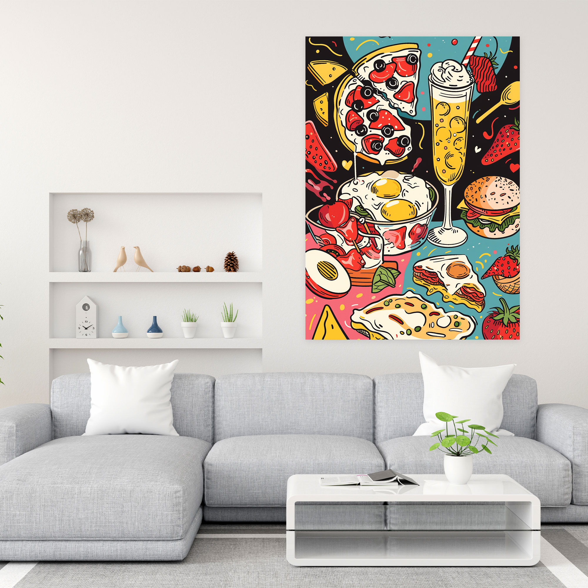 Popart Style Canvas Print - Popart, Canvas Print, Home Decoration, Canvas Wall Art