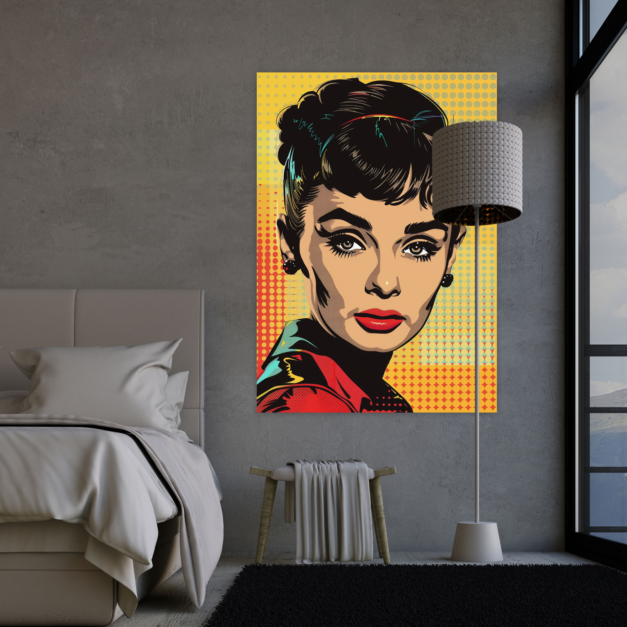 Popart Style Wall Art - Popart, Wall Decoration, Celebrity Portraits, Canvas