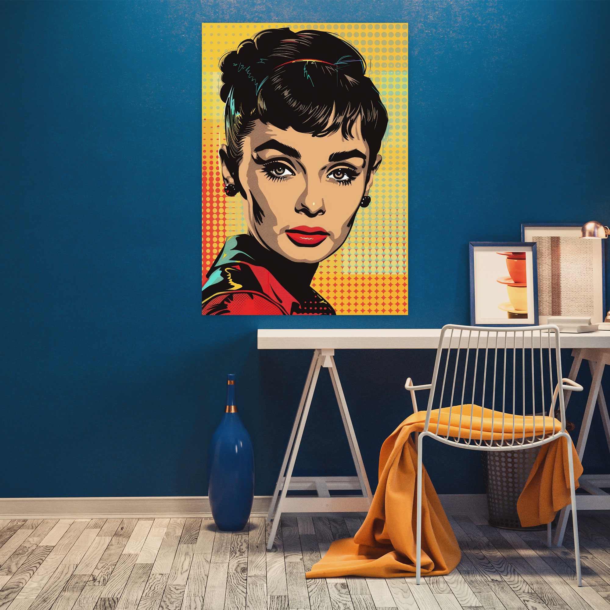 Popart Style Wall Art - Popart, Wall Decoration, Celebrity Portraits, Canvas
