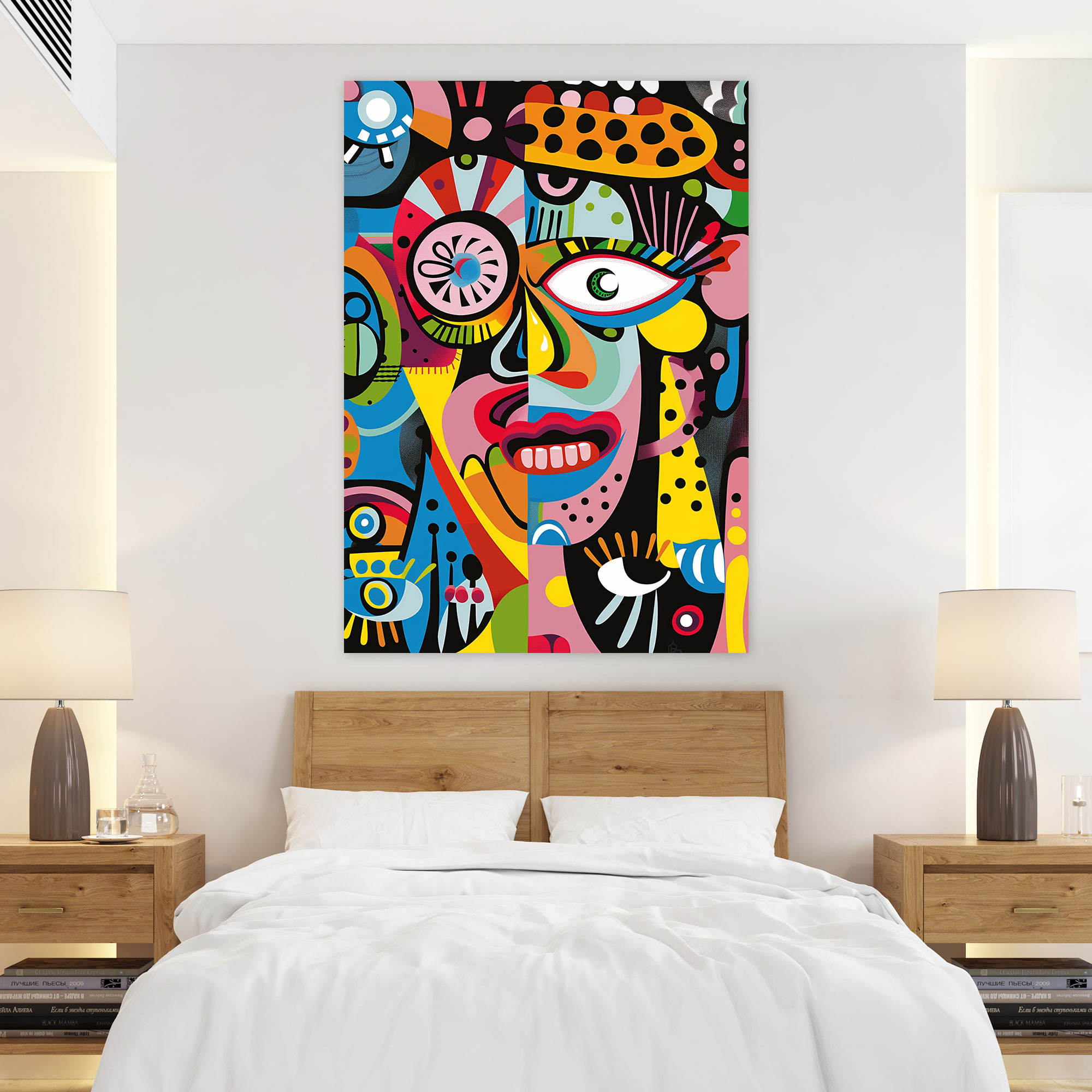 Popart Style Canvas Print - Popart, Canvas Wall Art, Home Decoration, Abstract Characters