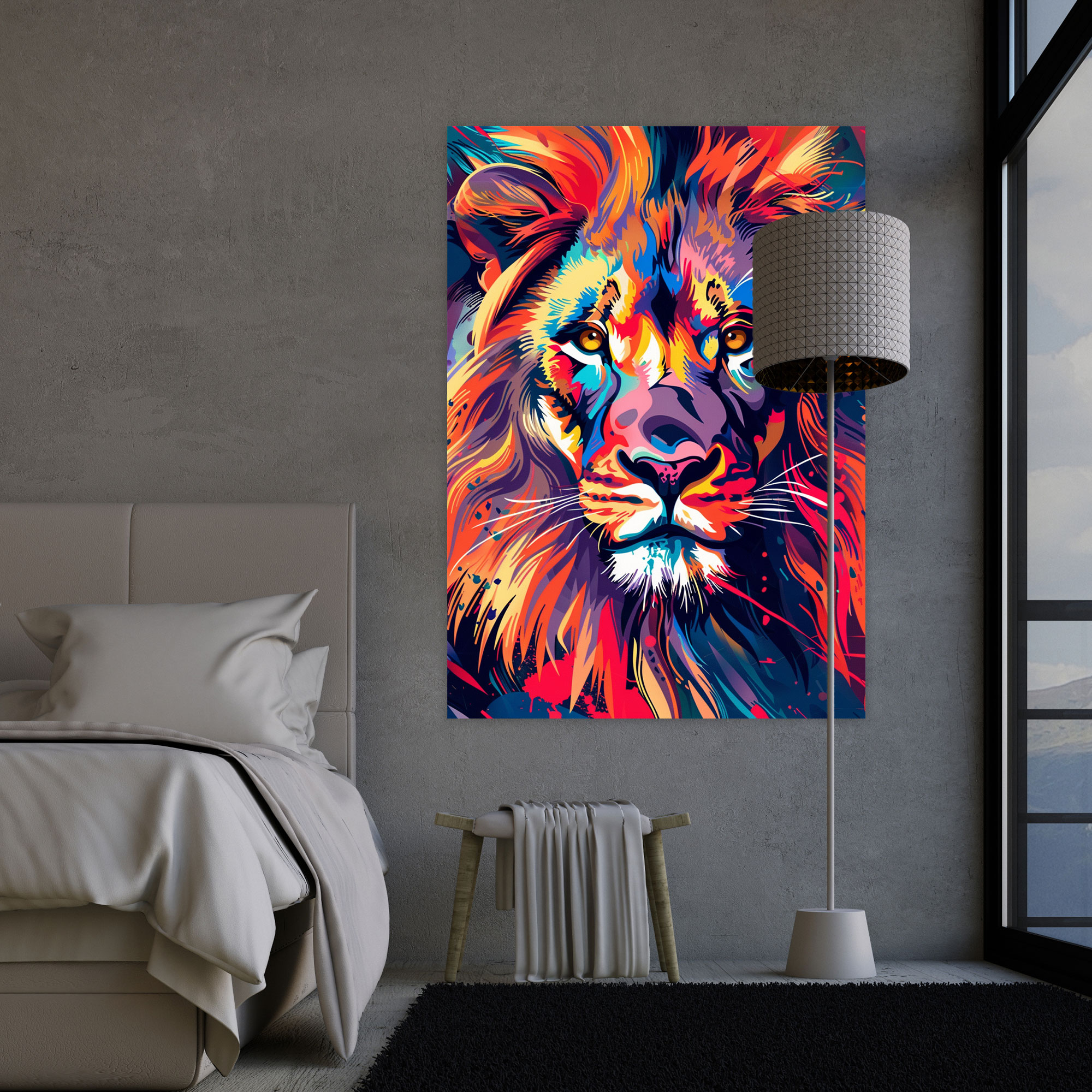 Popart Style Wall Art - Popart, Wall Art, Popart Style, Animal Portraits