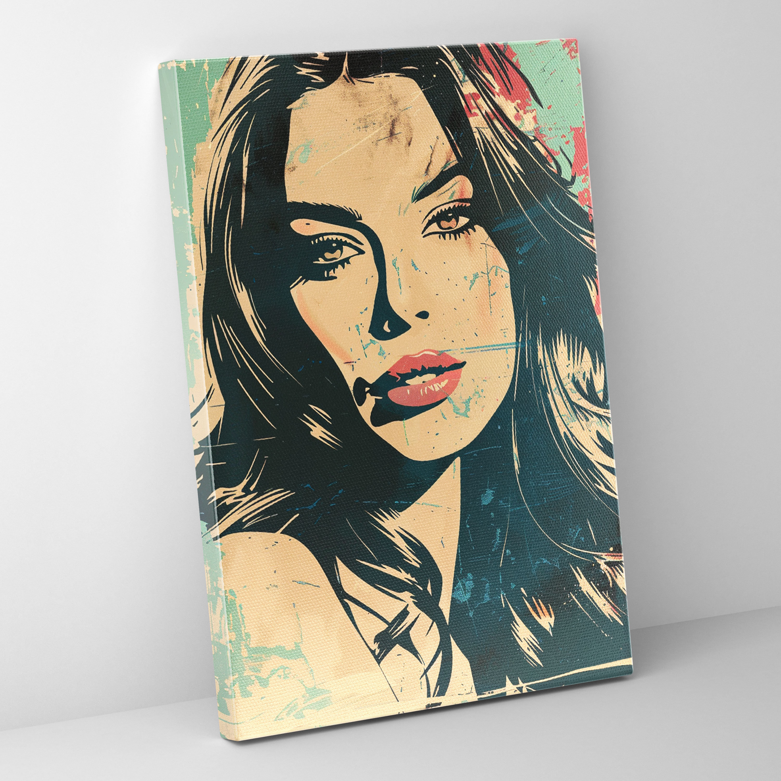 Popart Style Wall Decoration - Popart, Home Decoration, Canvas Wall Art, Canvas