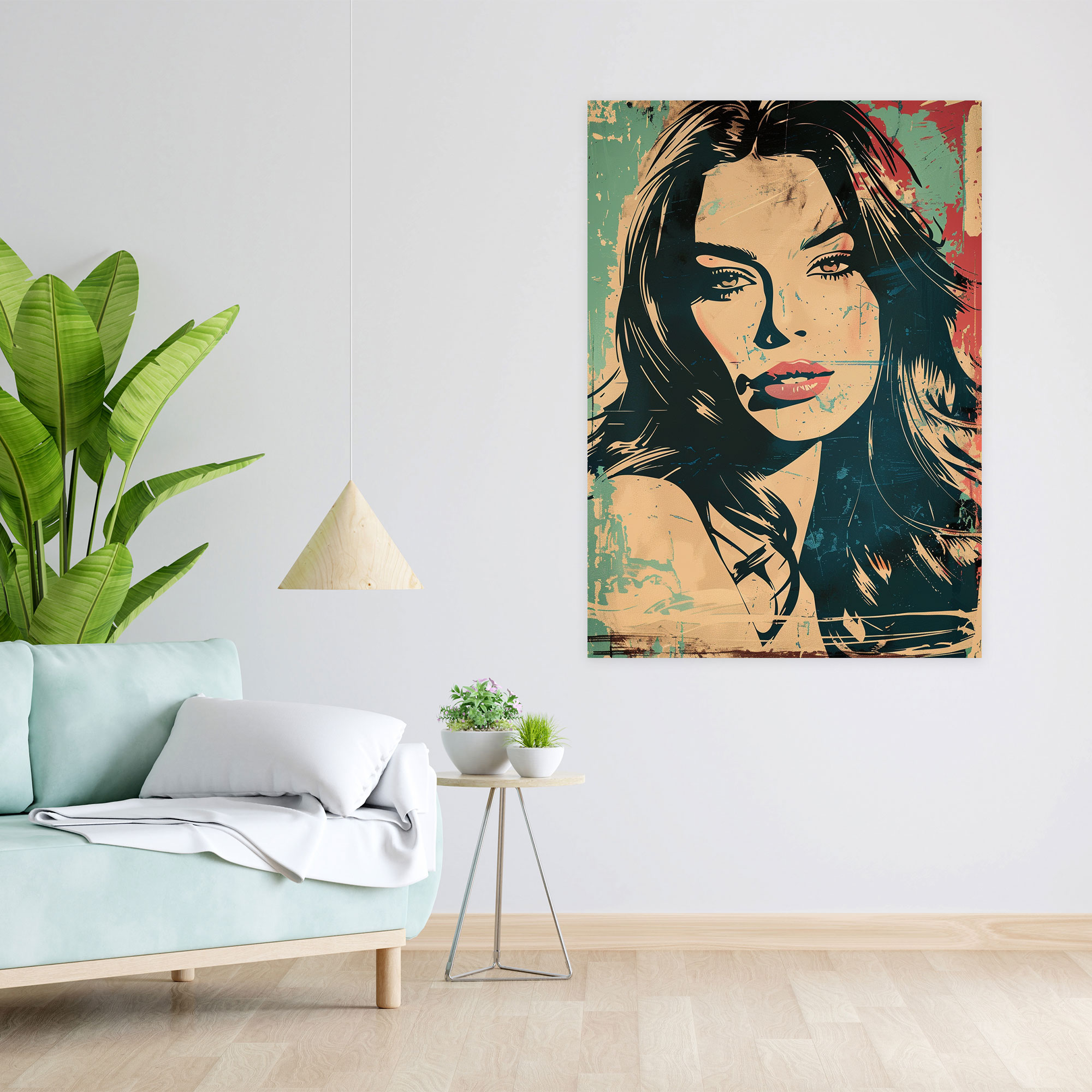 Popart Style Wall Decoration - Popart, Home Decoration, Canvas Wall Art, Canvas