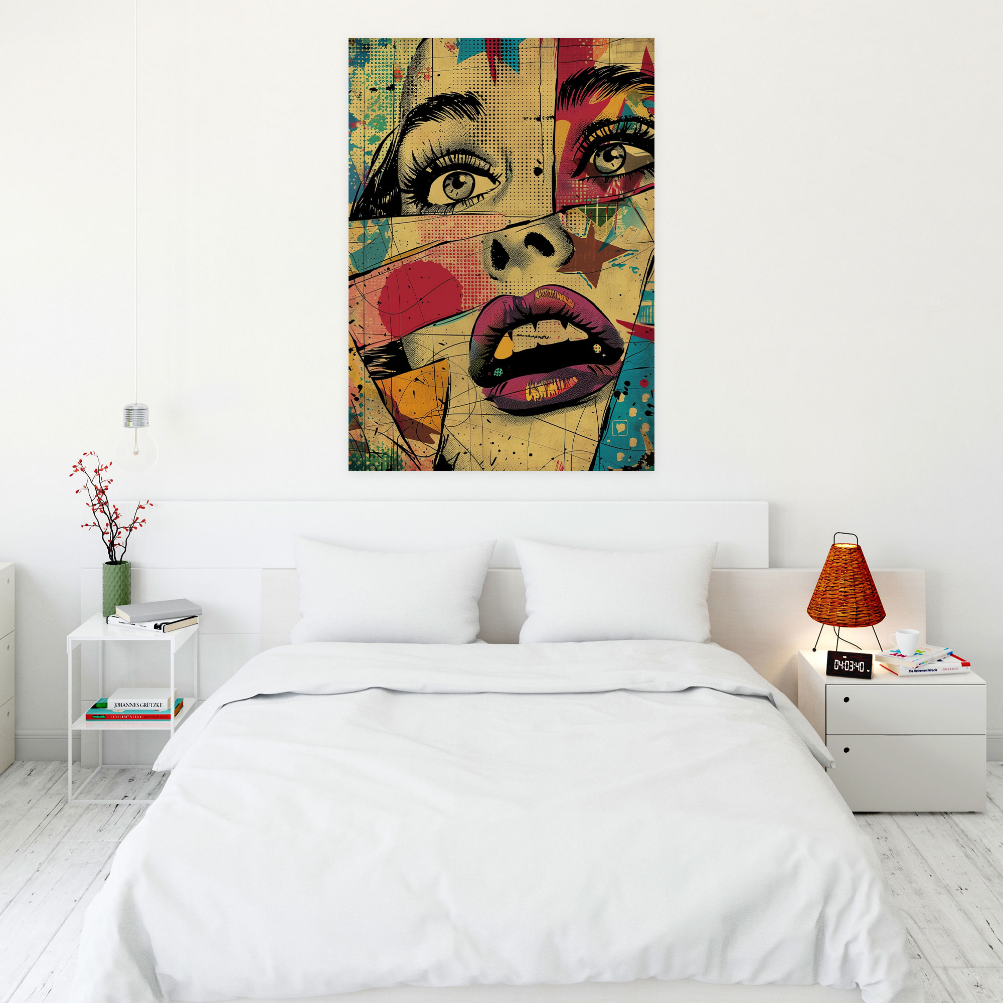 Popart Style Wall Art - Popart, Home Decoration, Canvas Wall Art, Popart Style