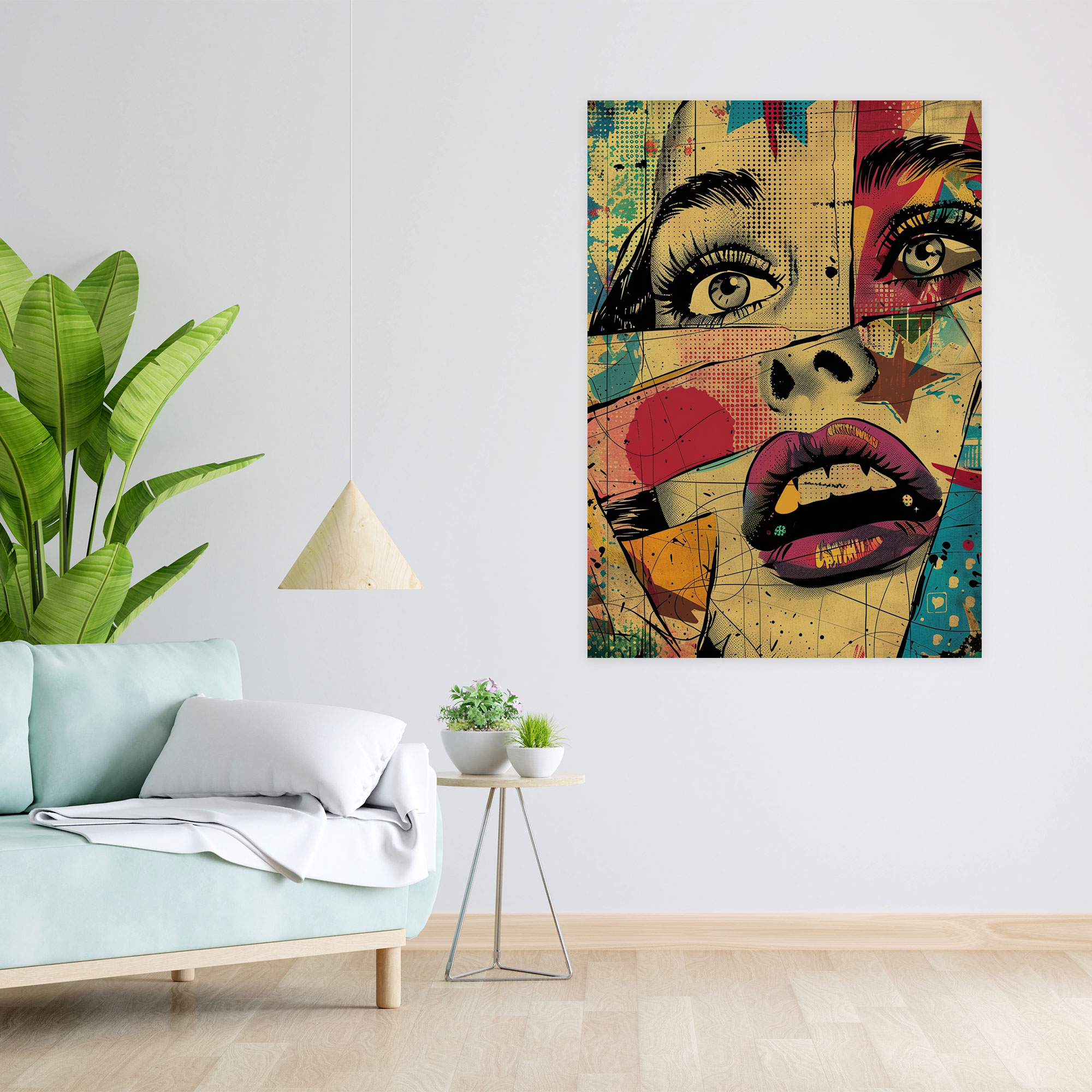 Popart Style Wall Art - Popart, Home Decoration, Canvas Wall Art, Popart Style