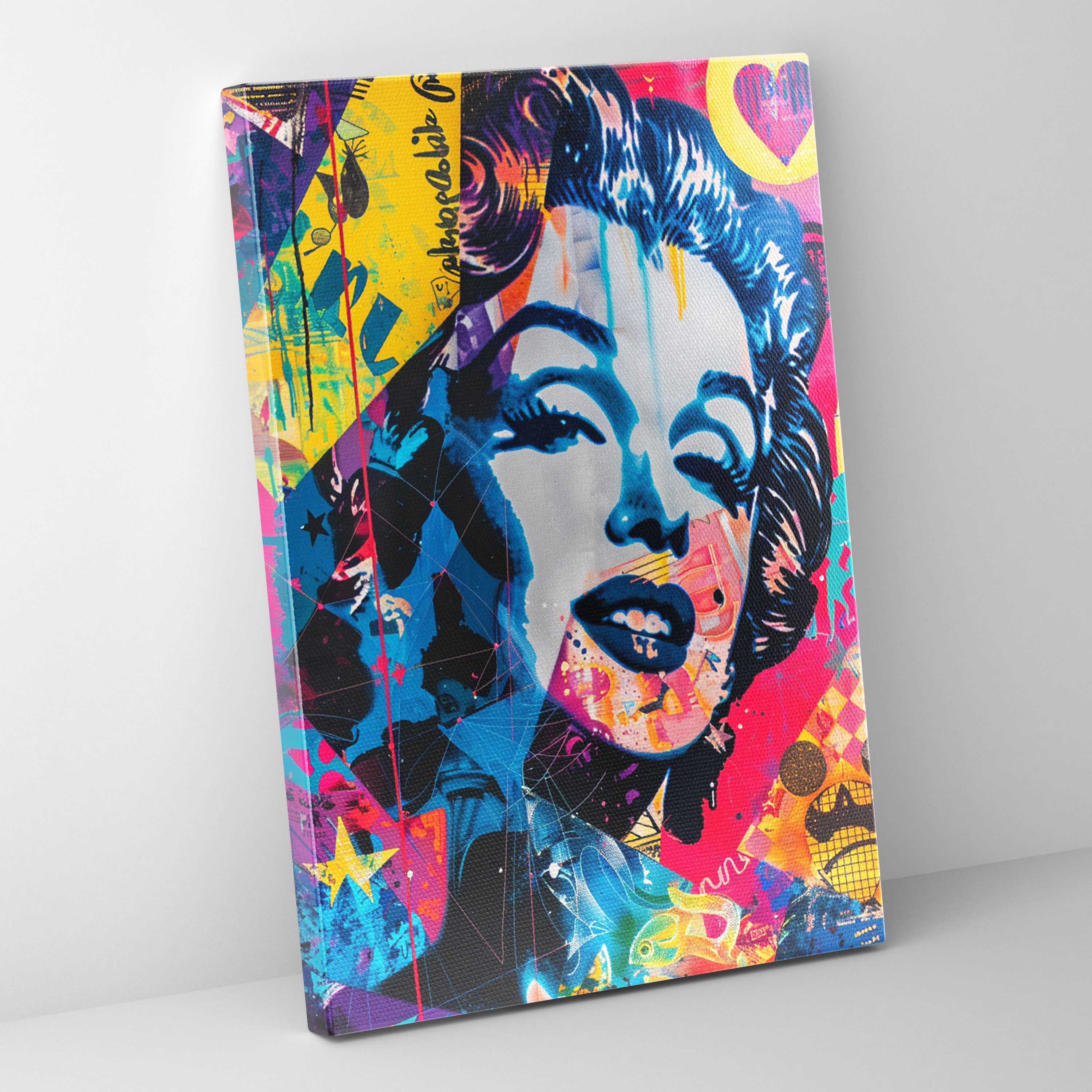 Popart Style Canvas Print - Popart, Wall Decoration, Popart Style, Home Decoration