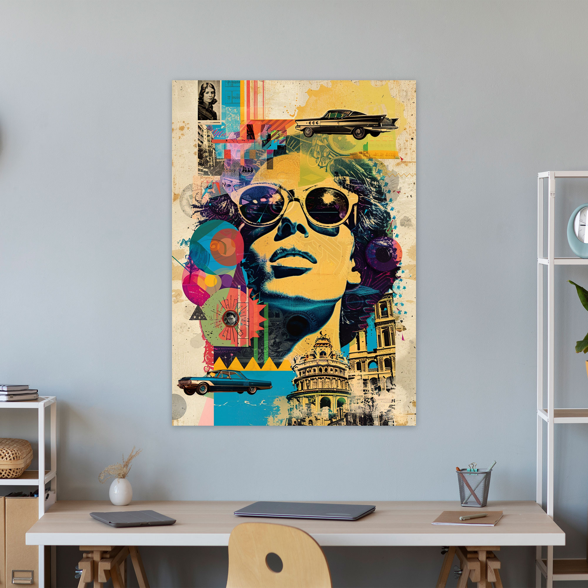 Popart Style Wall Decoration - Popart, Canvas, Collage, Popart Style