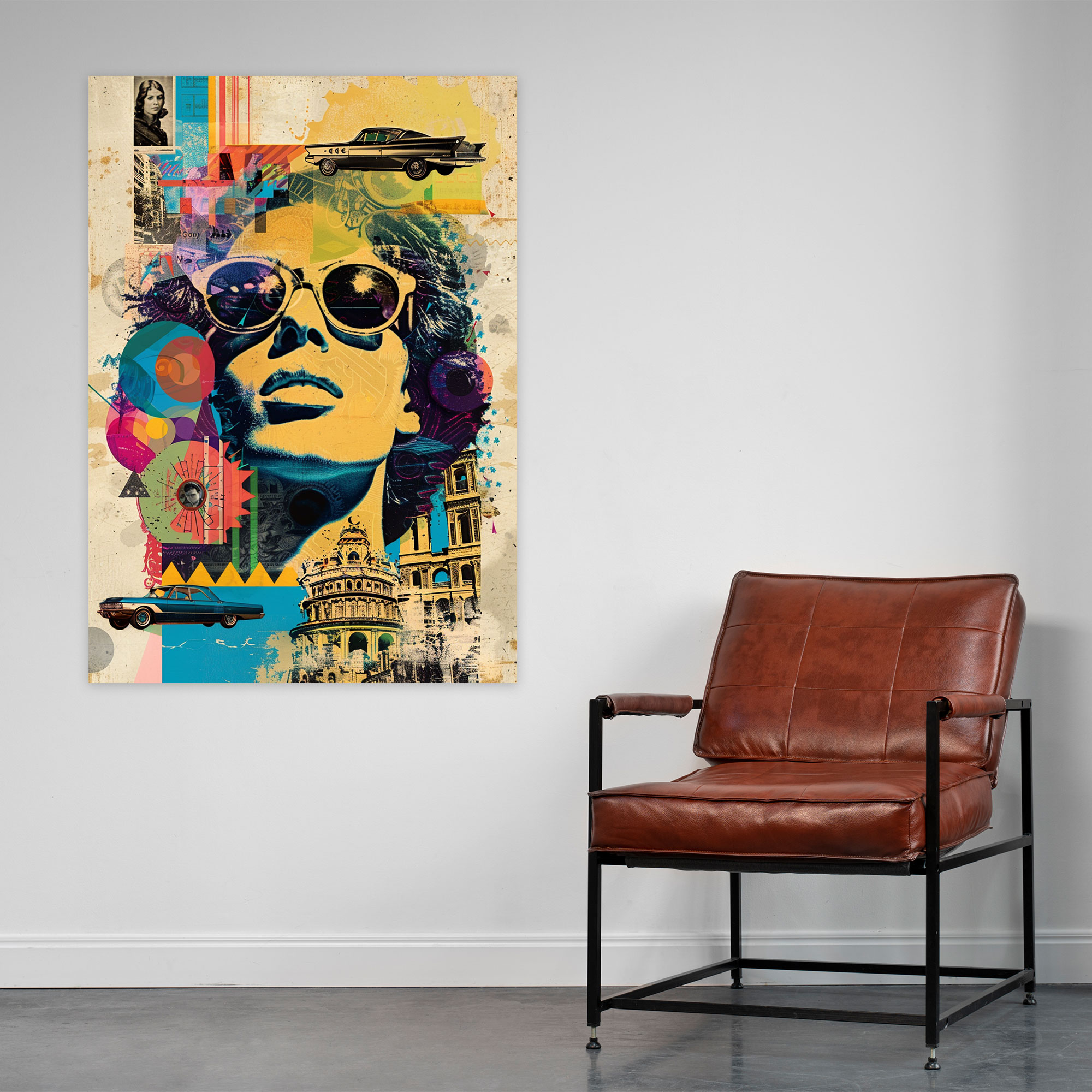 Popart Style Wall Decoration - Popart, Canvas, Collage, Popart Style