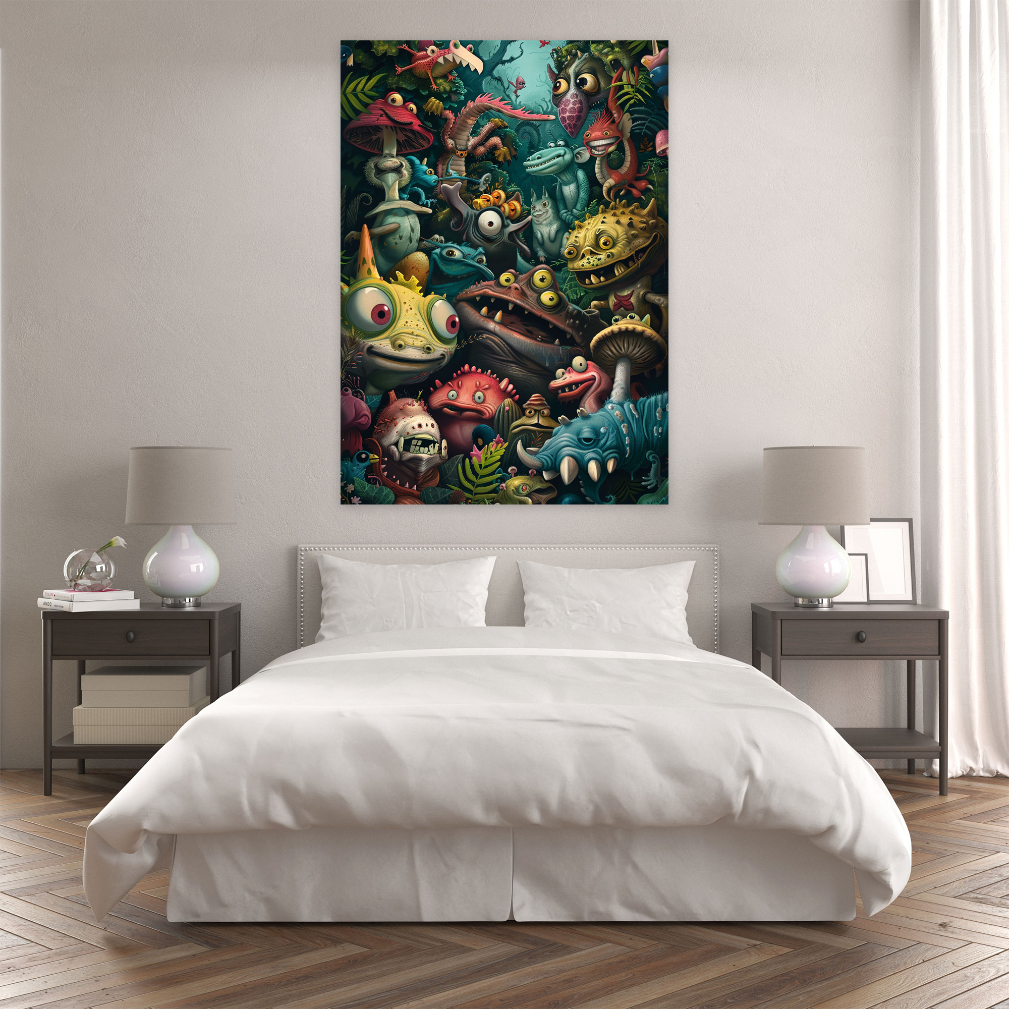 Popart Style Canvas Print - Popart, Canvas Print, Popart Style, Animated Animals