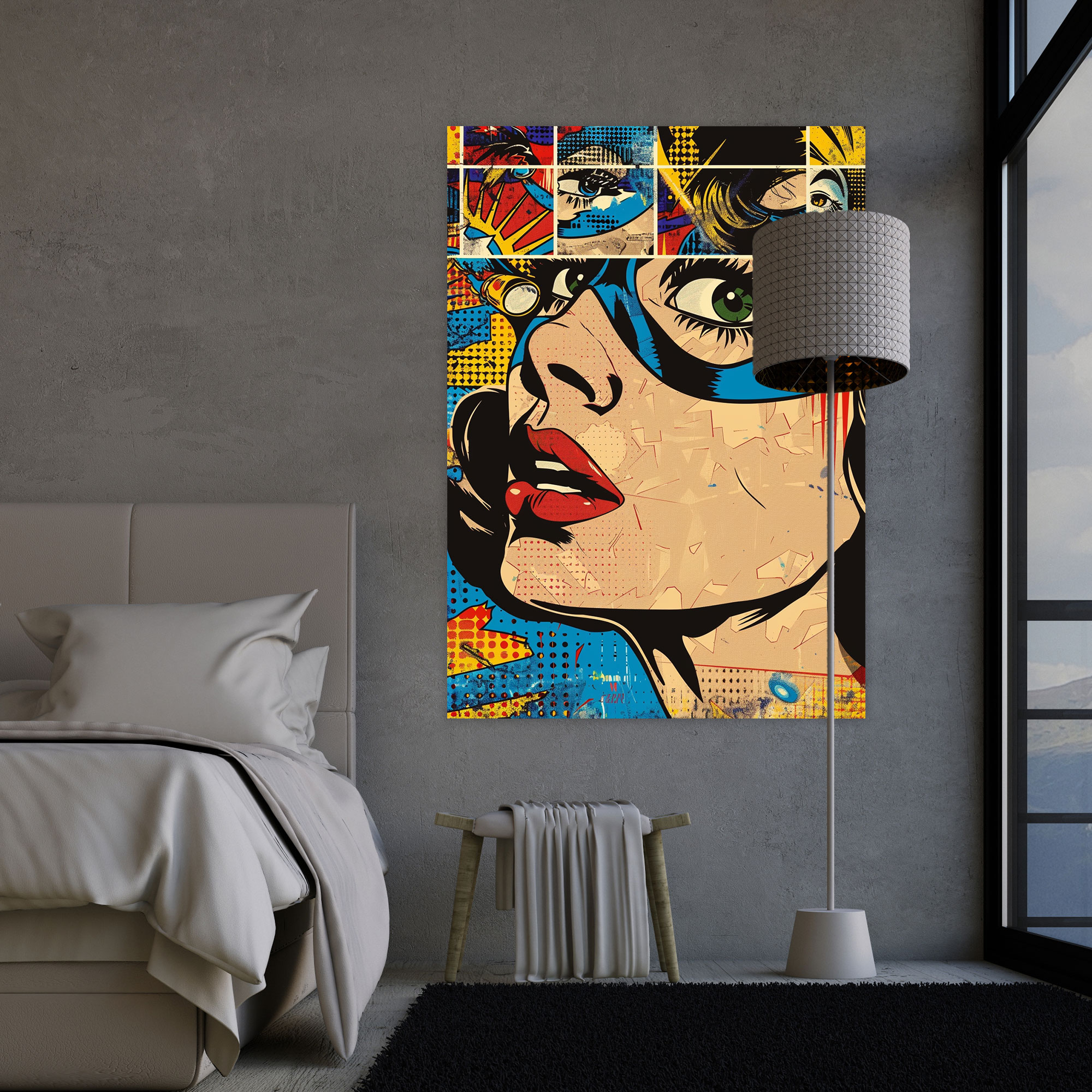 Popart Style Wall Art - Popart, Home Decoration, Wall Decoration, Popart Style