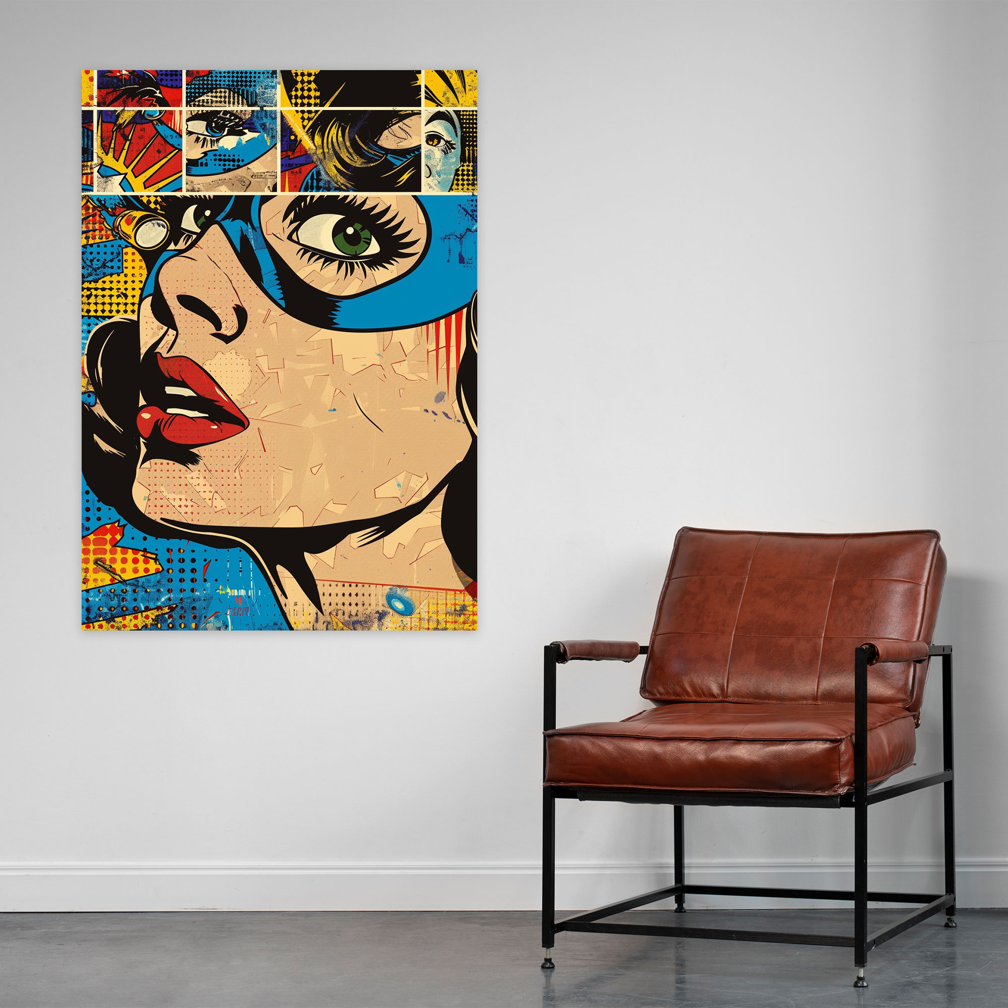Popart Style Wall Art - Popart, Home Decoration, Wall Decoration, Popart Style