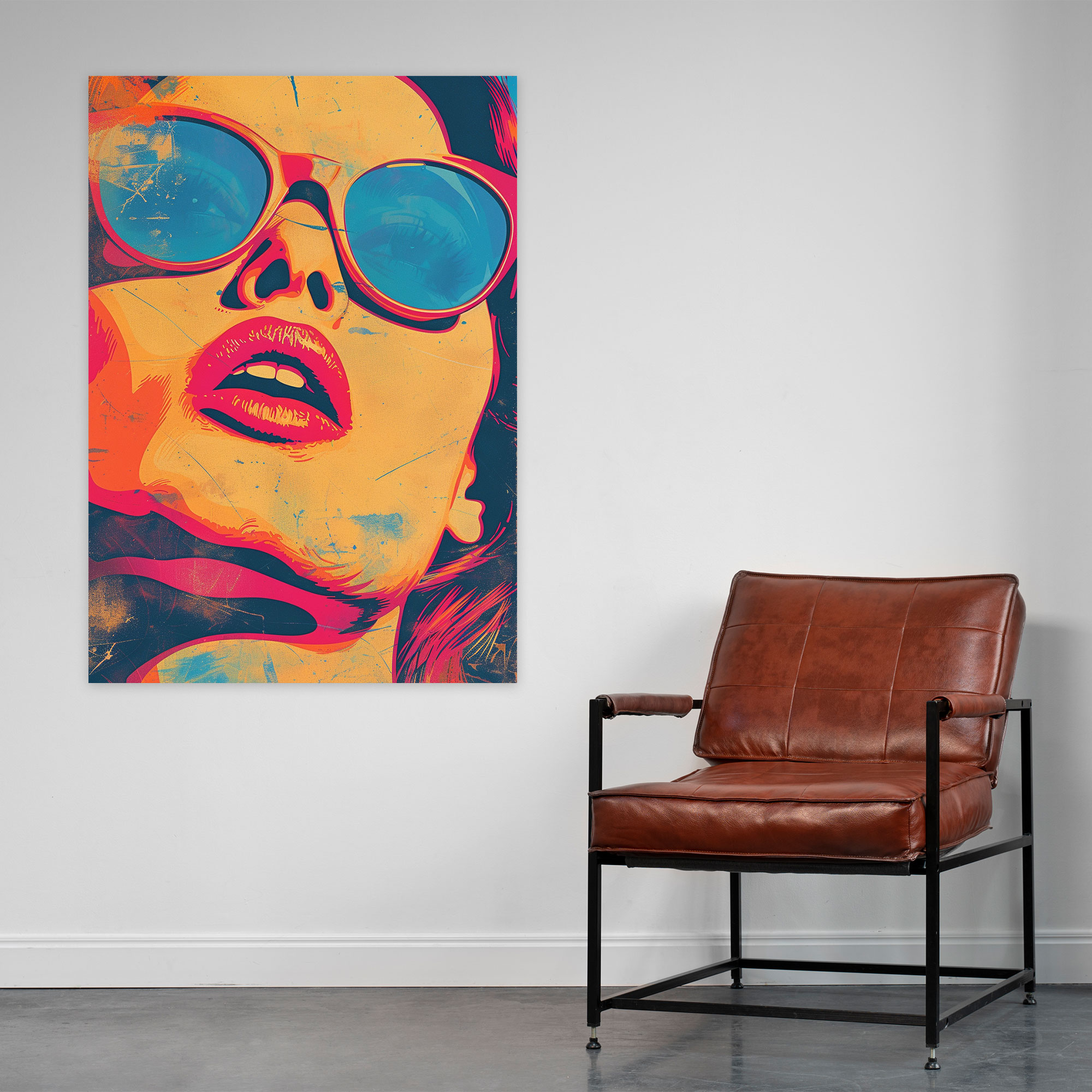 Popart Style Retro Advertisements Canvas Print: Vintage Wall Art - Popart, Retro Advertisements, Vintage, Popart Style