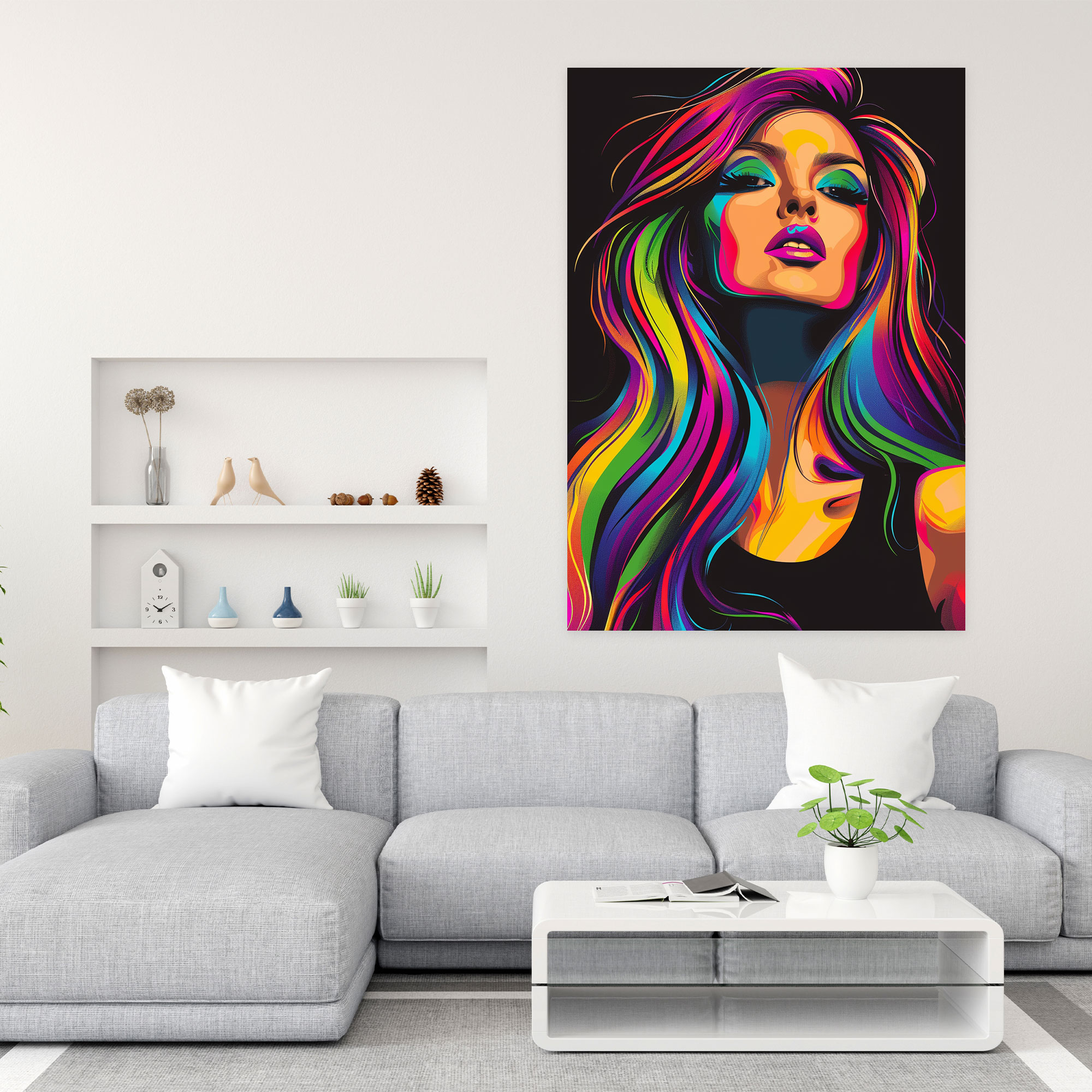 Popart Style Canvas Print - Popart, Wall Decoration, Home Decoration, Popart Style