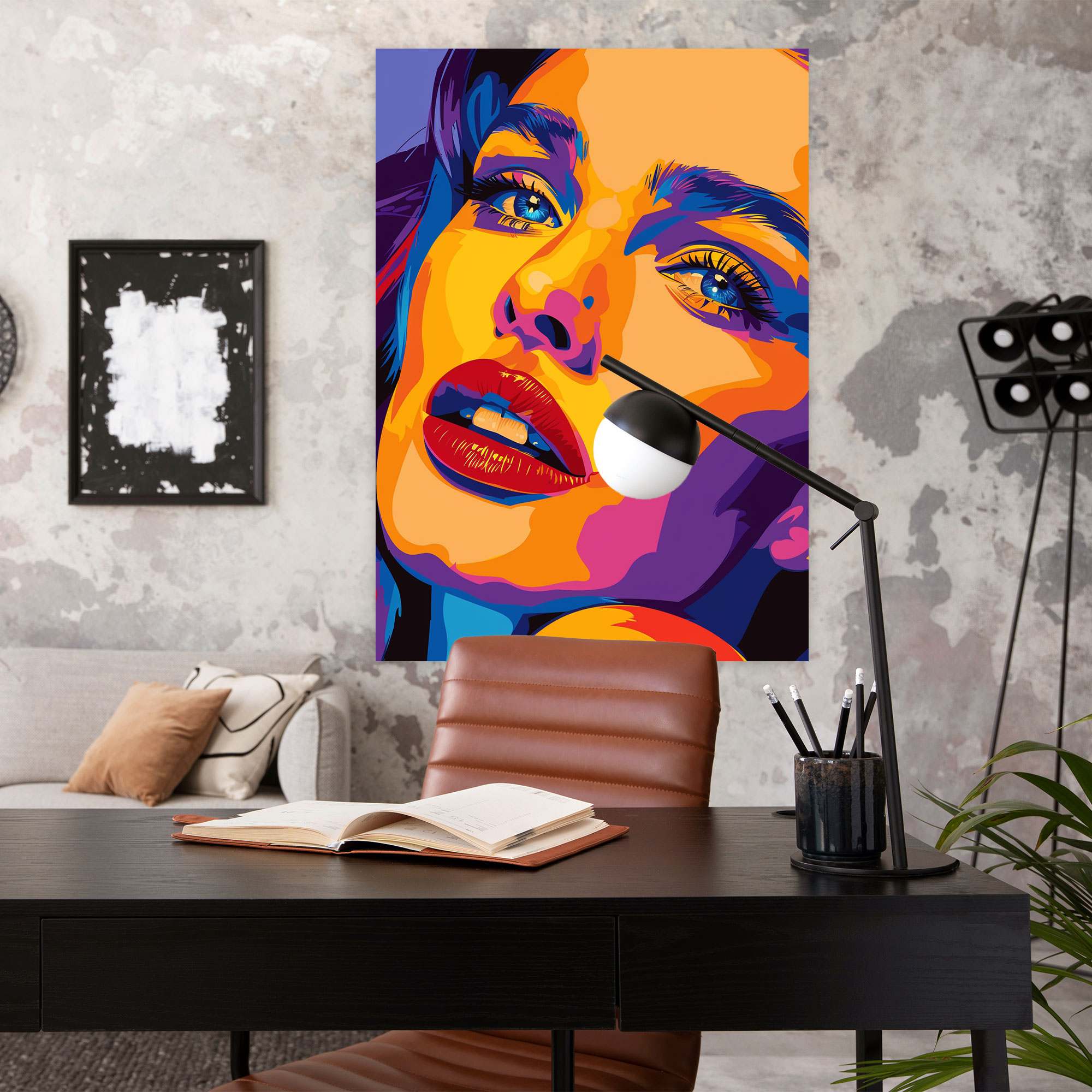 Popart Style Wall Decoration - Popart, Popart Style, Canvas Wall Art, Wall Decoration
