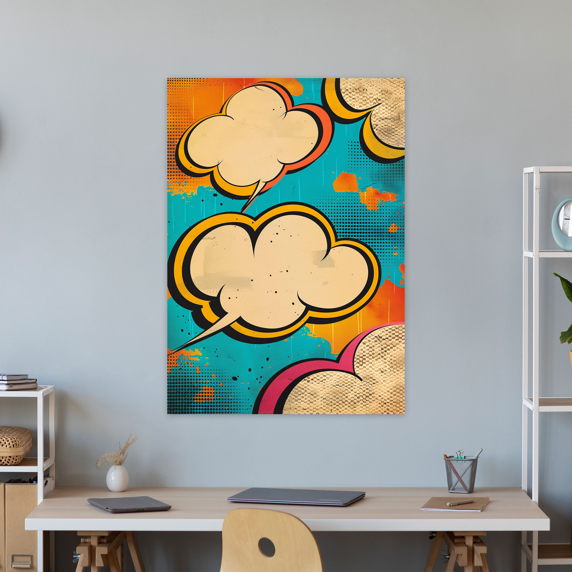 Popart Style Canvas Print - Popart, Wall Decoration, Canvas Print, Home Decoration