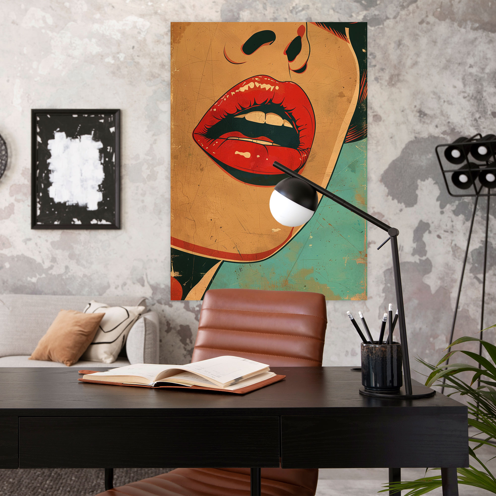Popart Style Art Print - Popart, Canvas Print, Wall Decoration, Canvas Wall Art