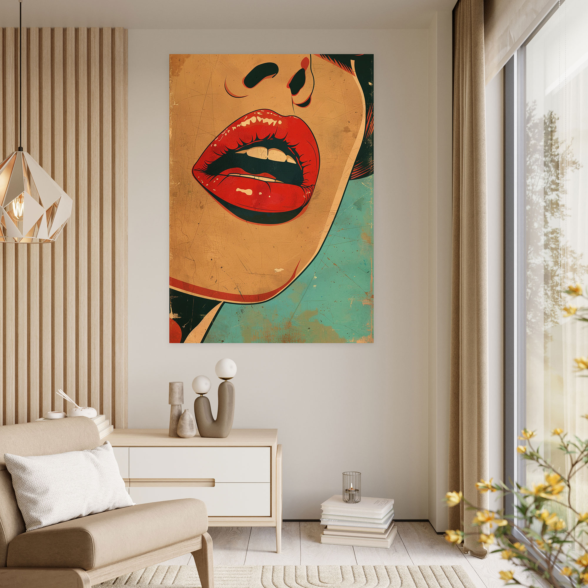 Popart Style Art Print - Popart, Canvas Print, Wall Decoration, Canvas Wall Art