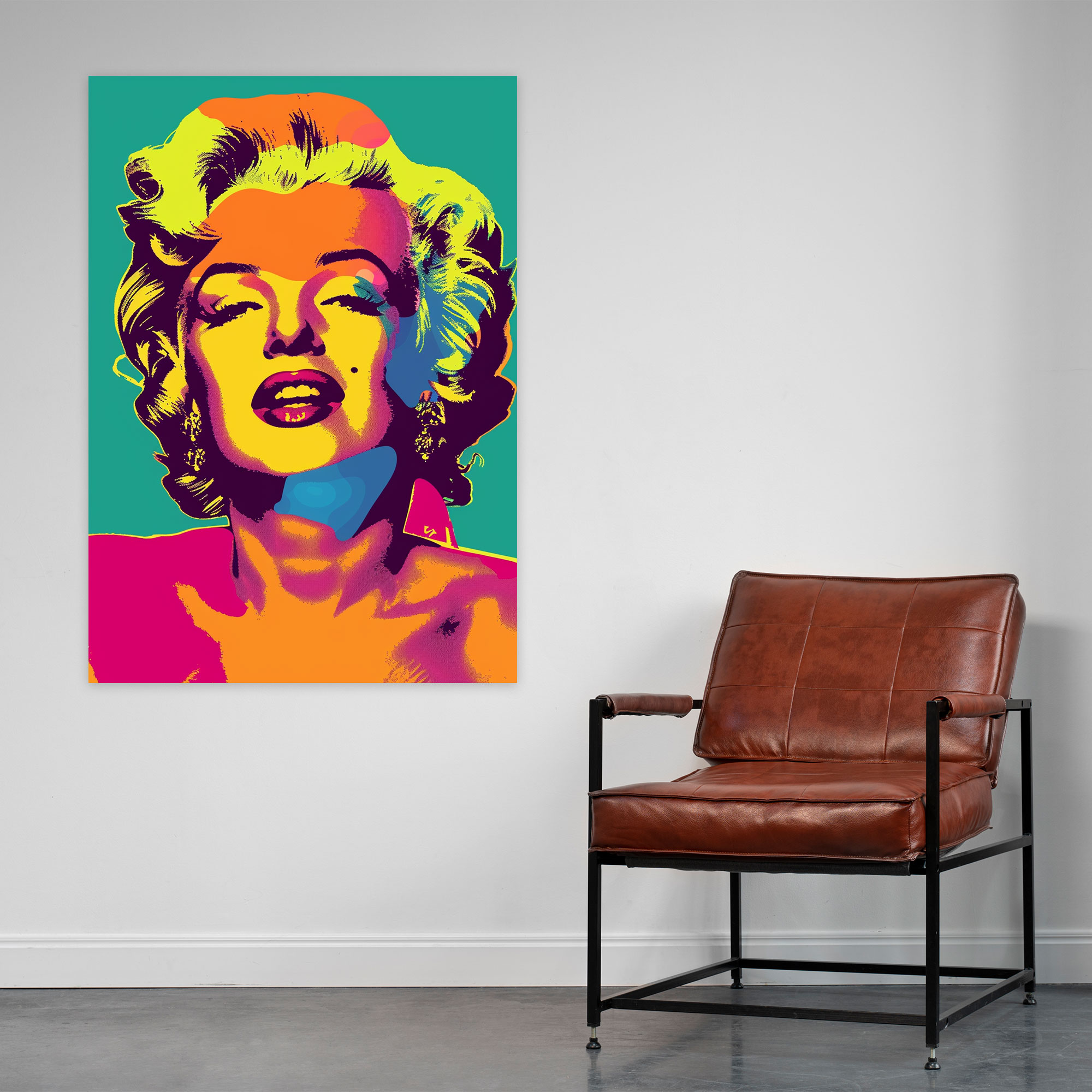 Popart Style Wall Art - Popart, Popart Style, Marilyn Monroe, Home Decoration