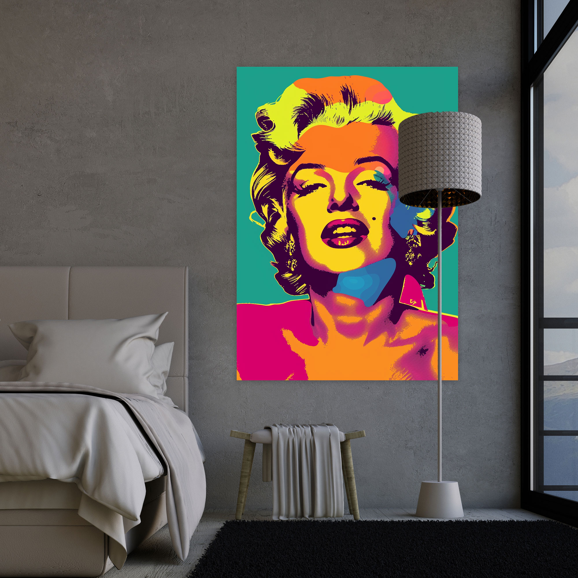 Popart Style Wall Art - Popart, Popart Style, Marilyn Monroe, Home Decoration