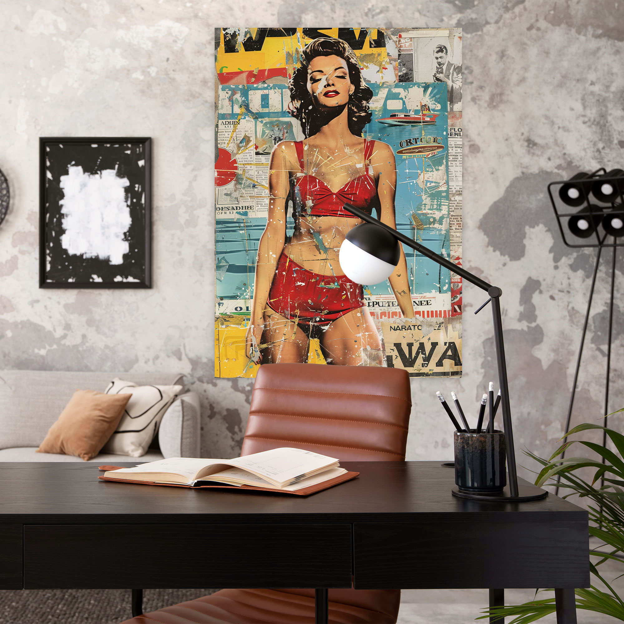 Popart Style Canvas Print - Popart, Wall Decoration, Home Decoration, Vintage Ads