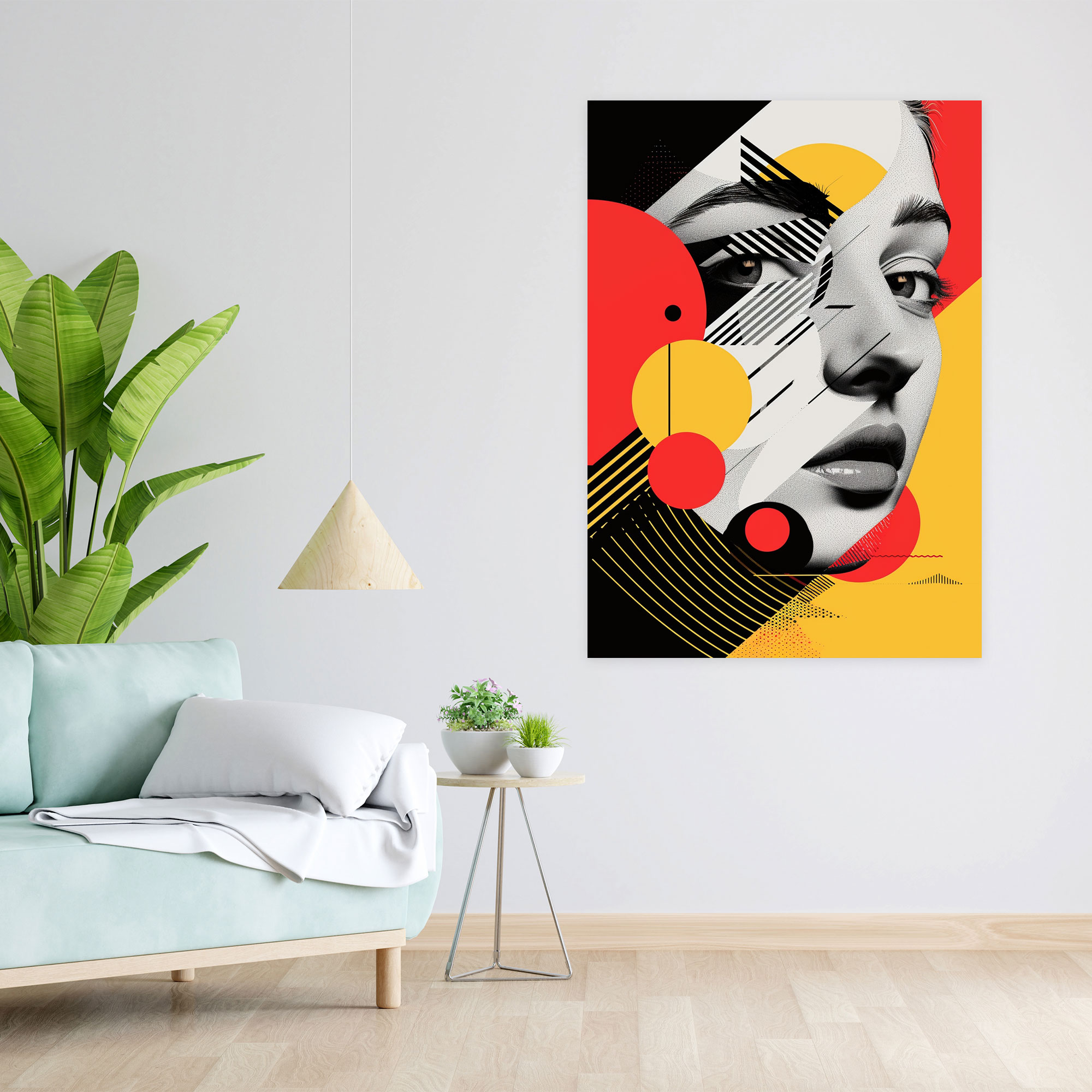 Popart Style Canvas Print - Popart, Bold Typography, Modern Design, Home Decoration