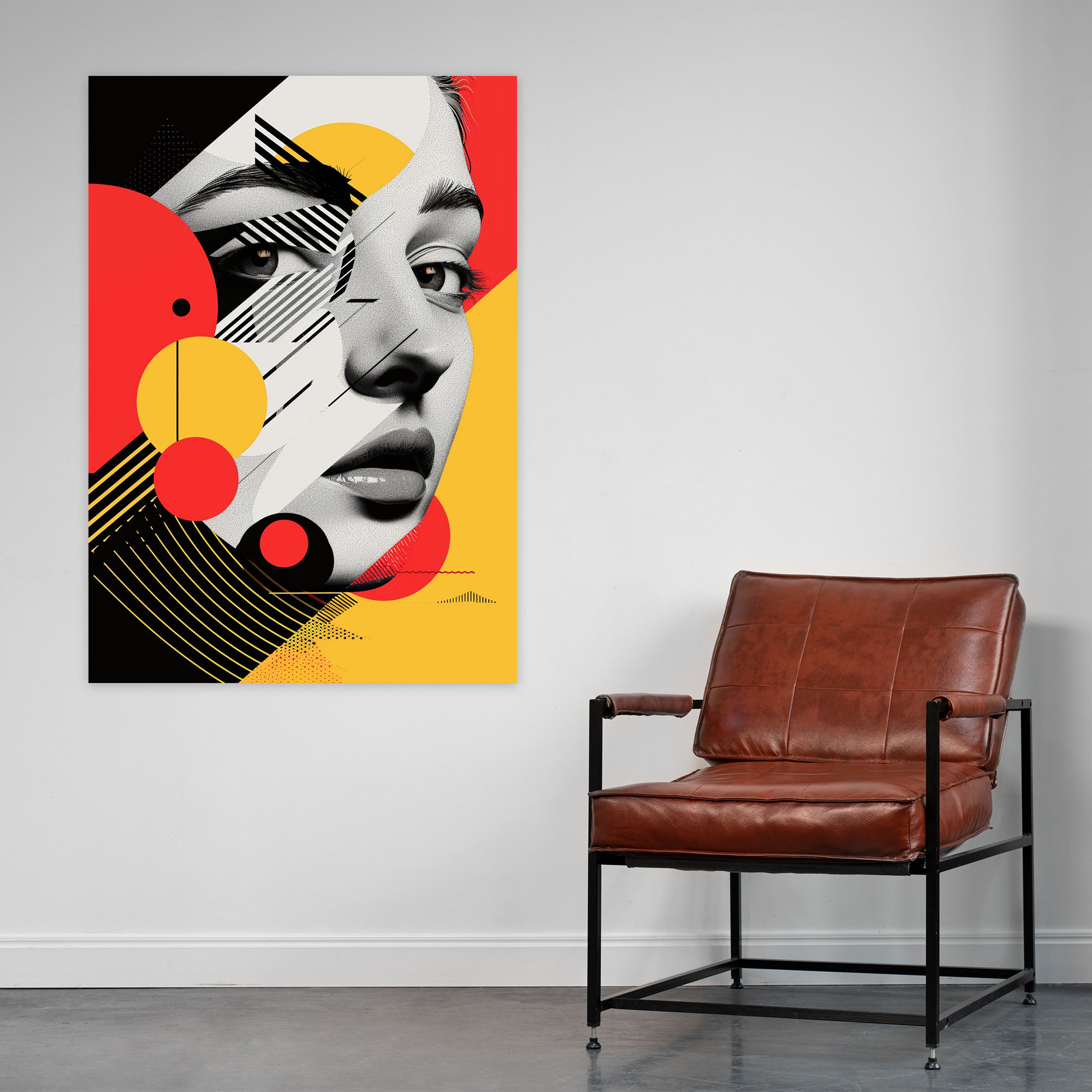 Popart Style Canvas Print - Popart, Bold Typography, Modern Design, Home Decoration