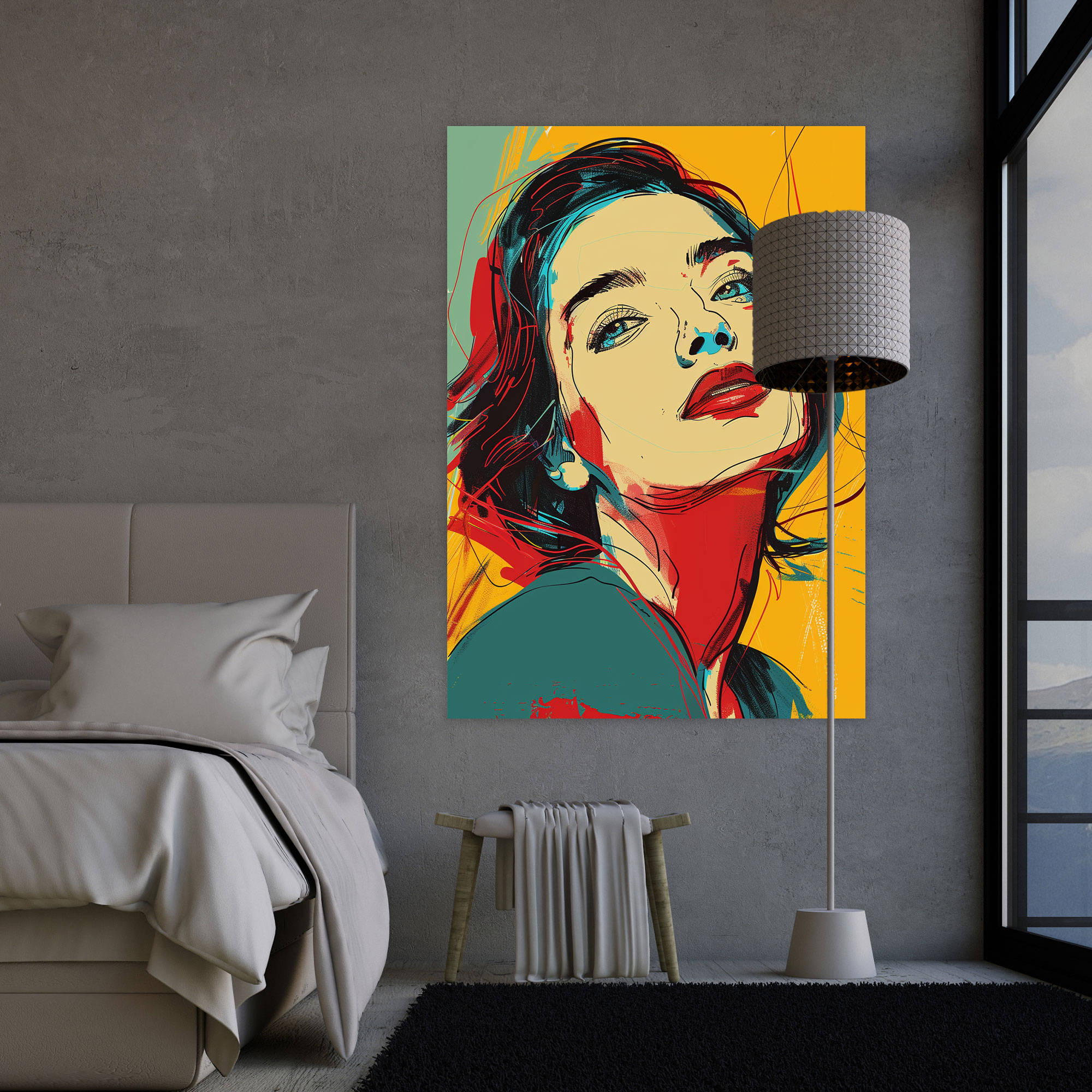 Popart Style Canvas Print - Popart, Canvas, Home Decoration, Wall Decoration
