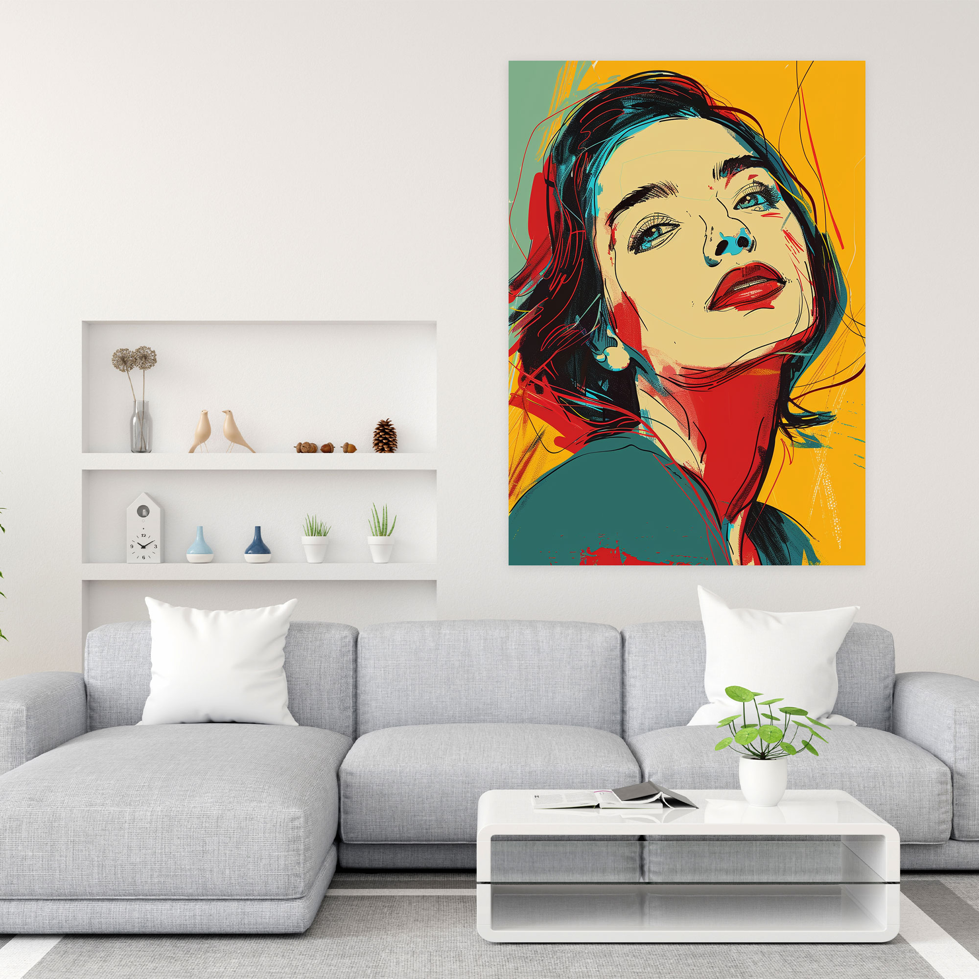Popart Style Canvas Print - Popart, Canvas, Home Decoration, Wall Decoration