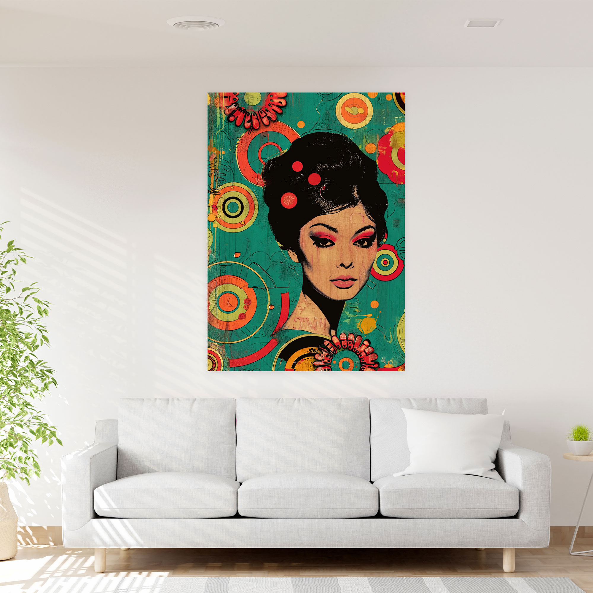 Popart Style Wall Art - Popart, Wall Decoration, Canvas Wall Art, Home Decoration
