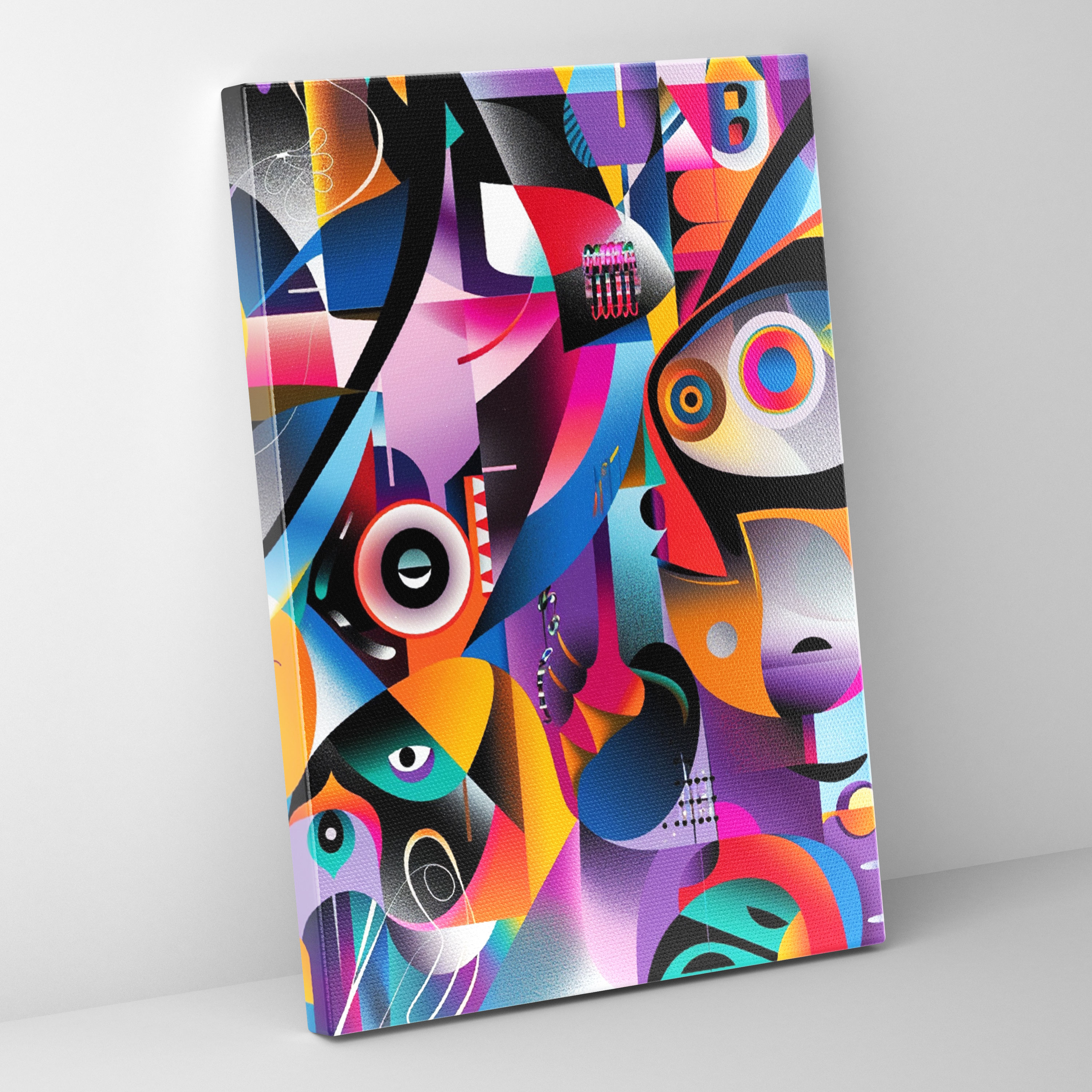 Popart Style Canvas Print - Popart, Modern Decor, Wall Decoration, Home Decoration