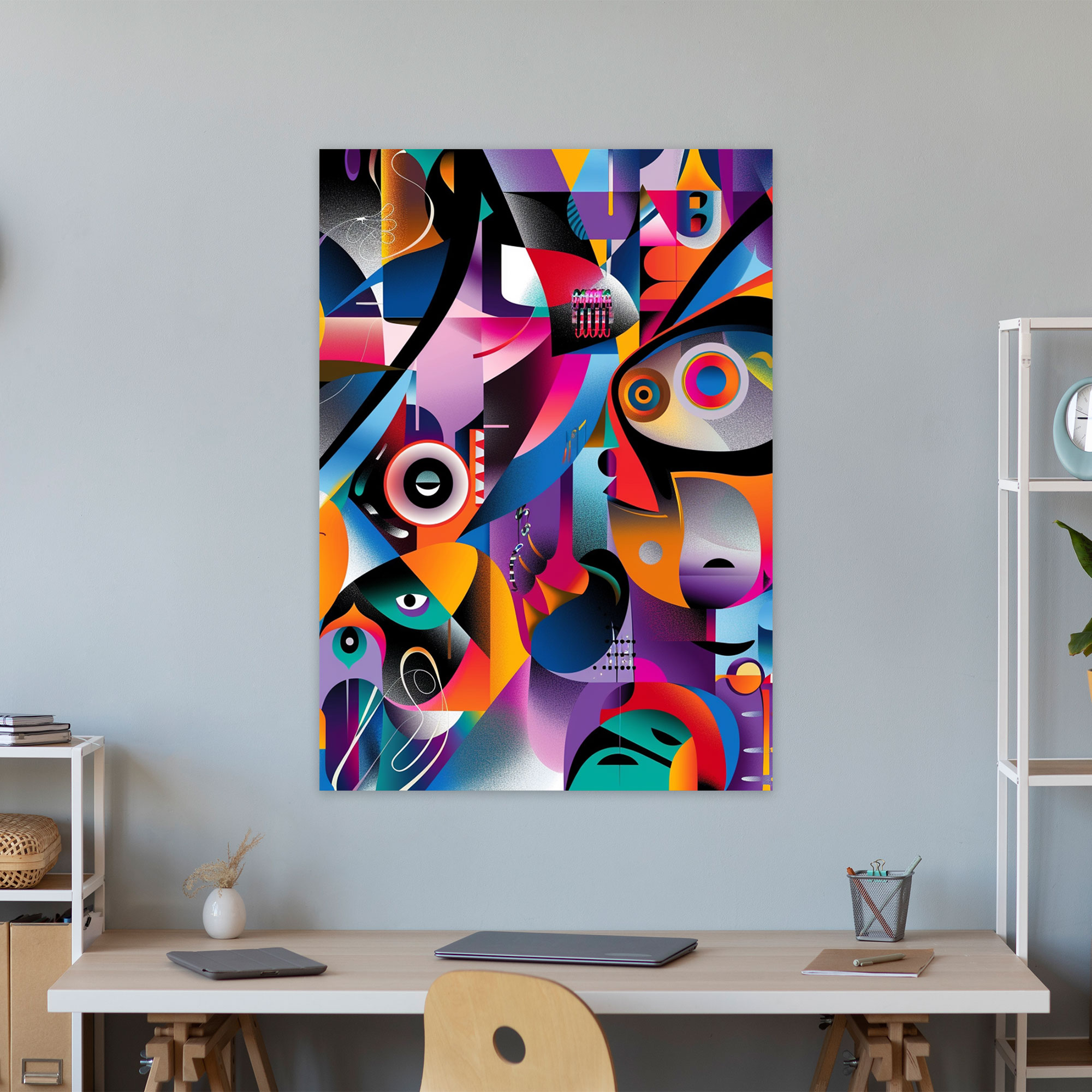 Popart Style Canvas Print - Popart, Modern Decor, Wall Decoration, Home Decoration