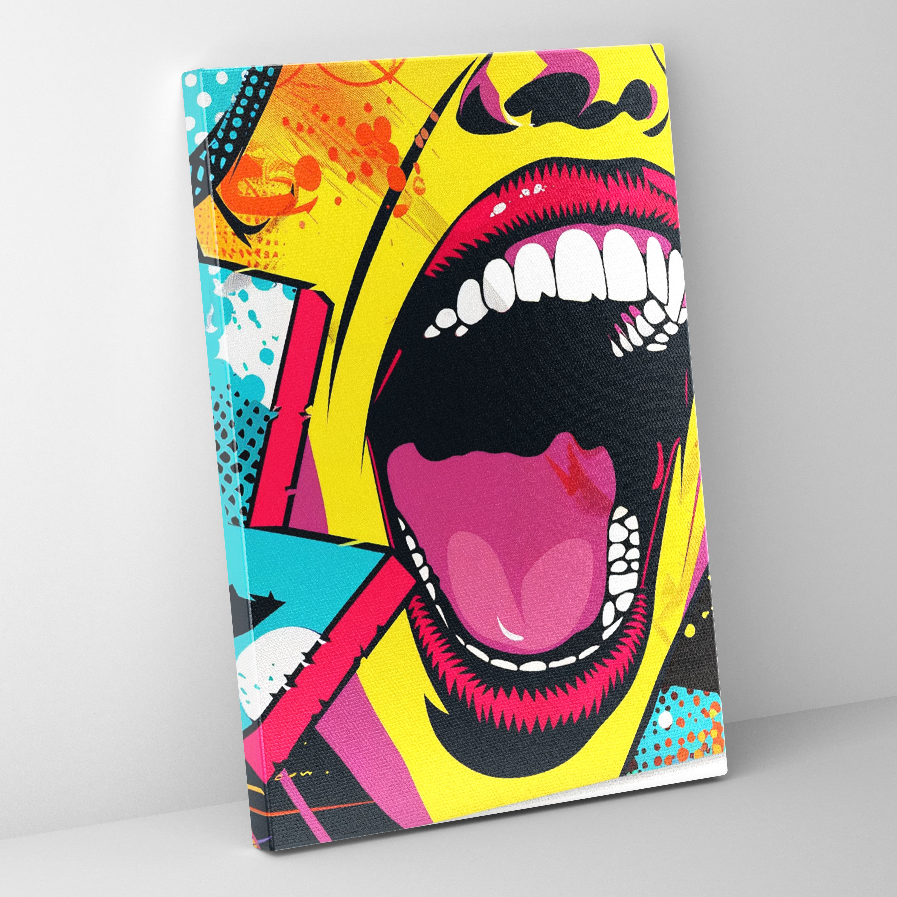 Popart Style Canvas Print - Popart, Home Decoration, Retro Design, Wall Decoration