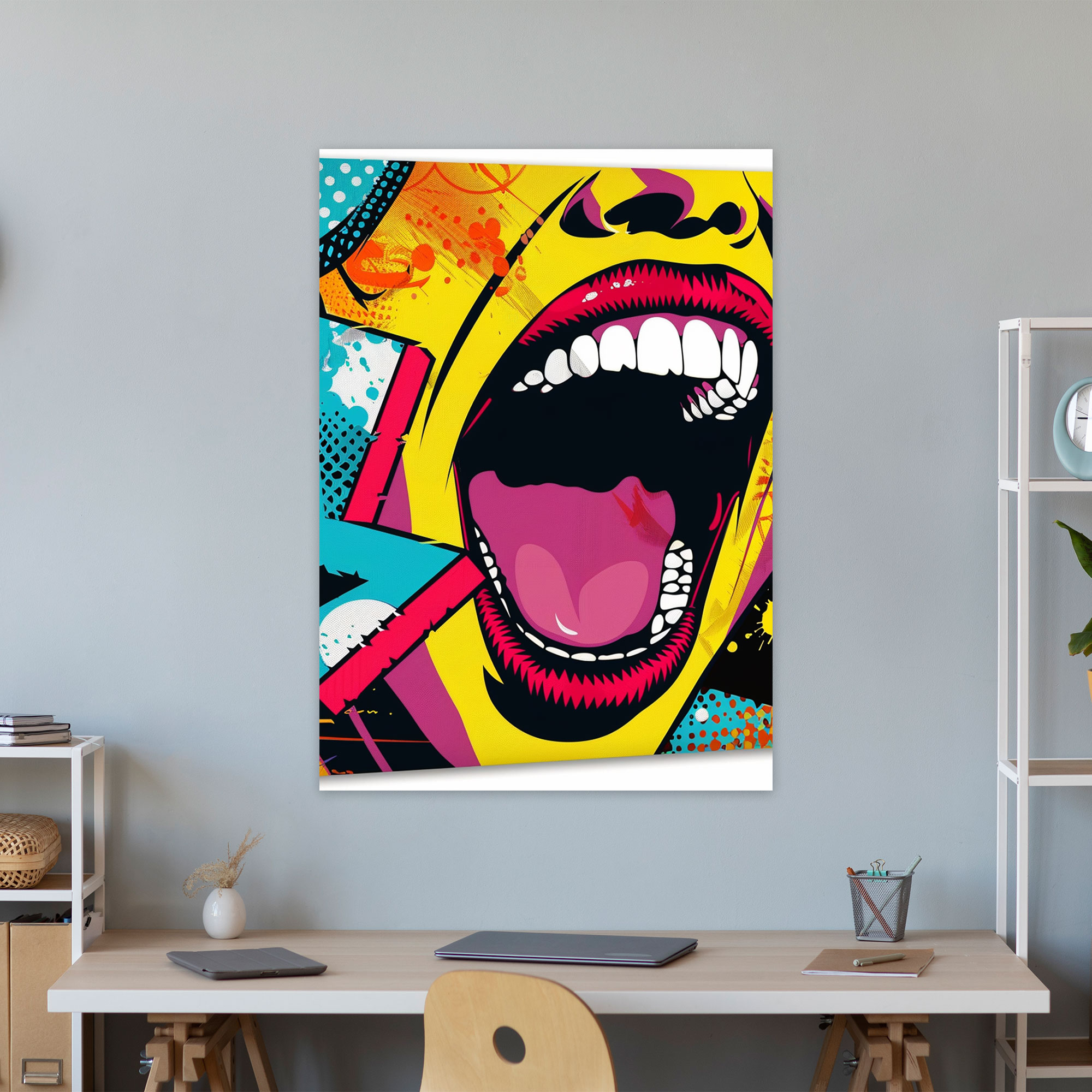 Popart Style Canvas Print - Popart, Home Decoration, Retro Design, Wall Decoration