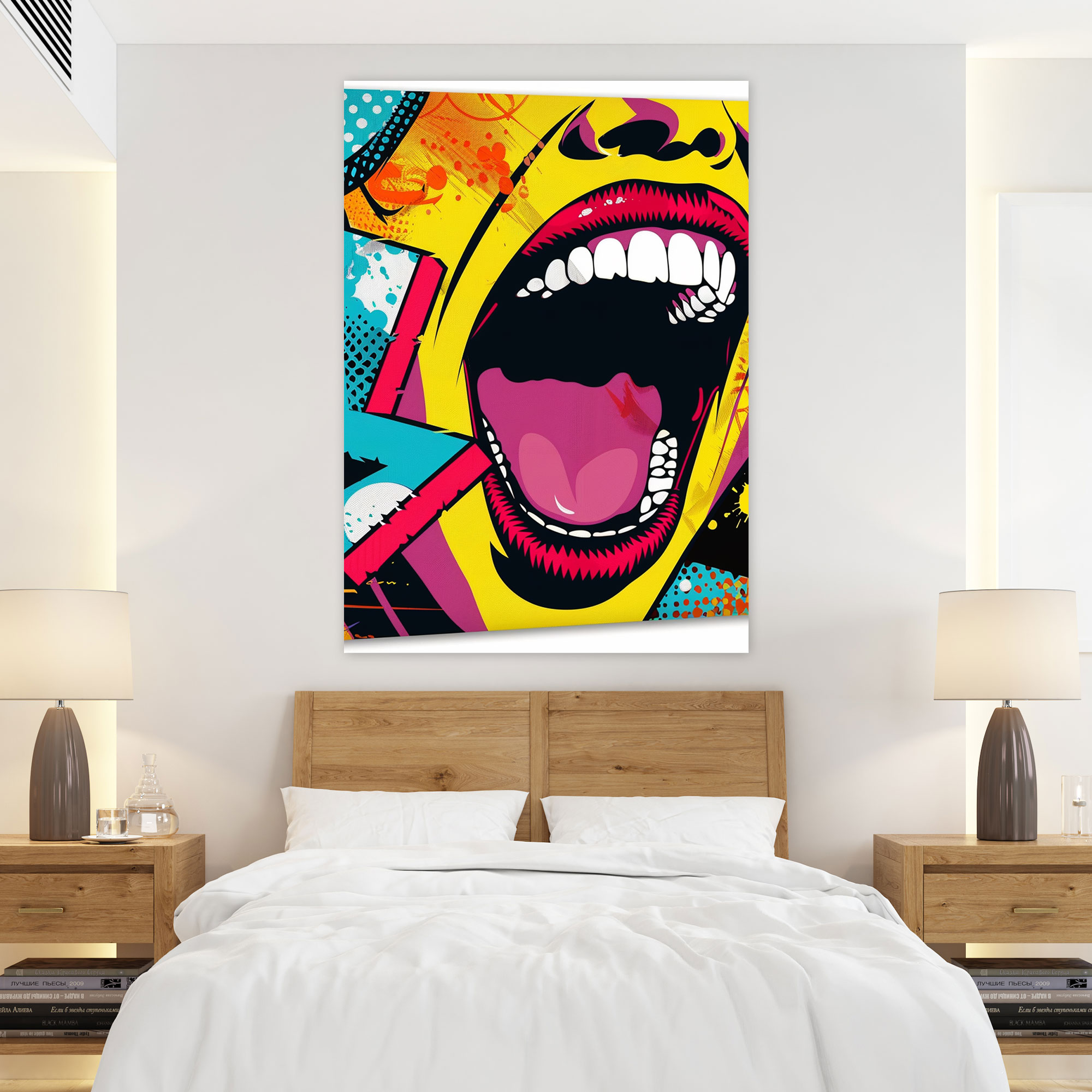 Popart Style Canvas Print - Popart, Home Decoration, Retro Design, Wall Decoration