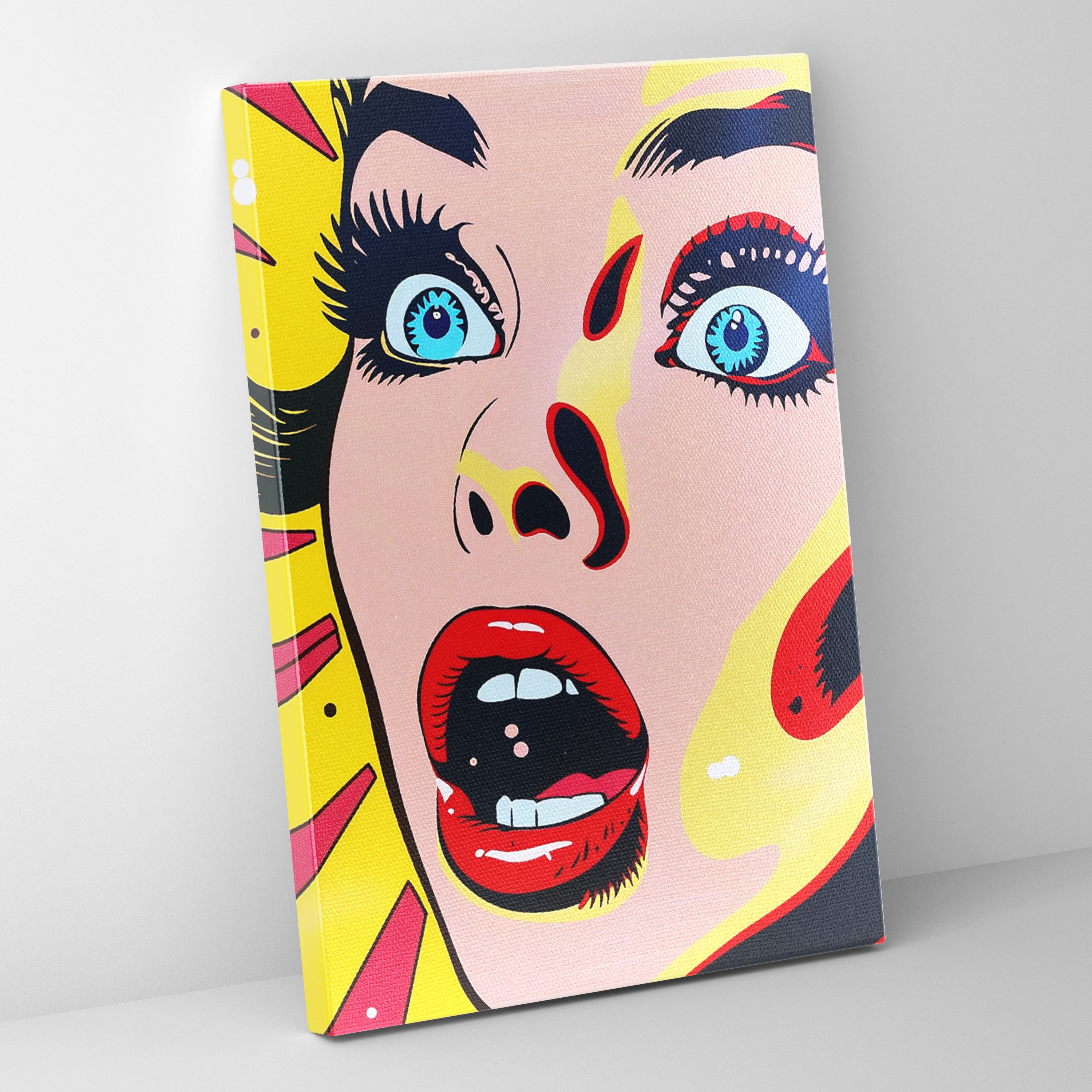 Popart Style Canvas Print - Popart, Wall Decoration, Wall Art, Home Decoration