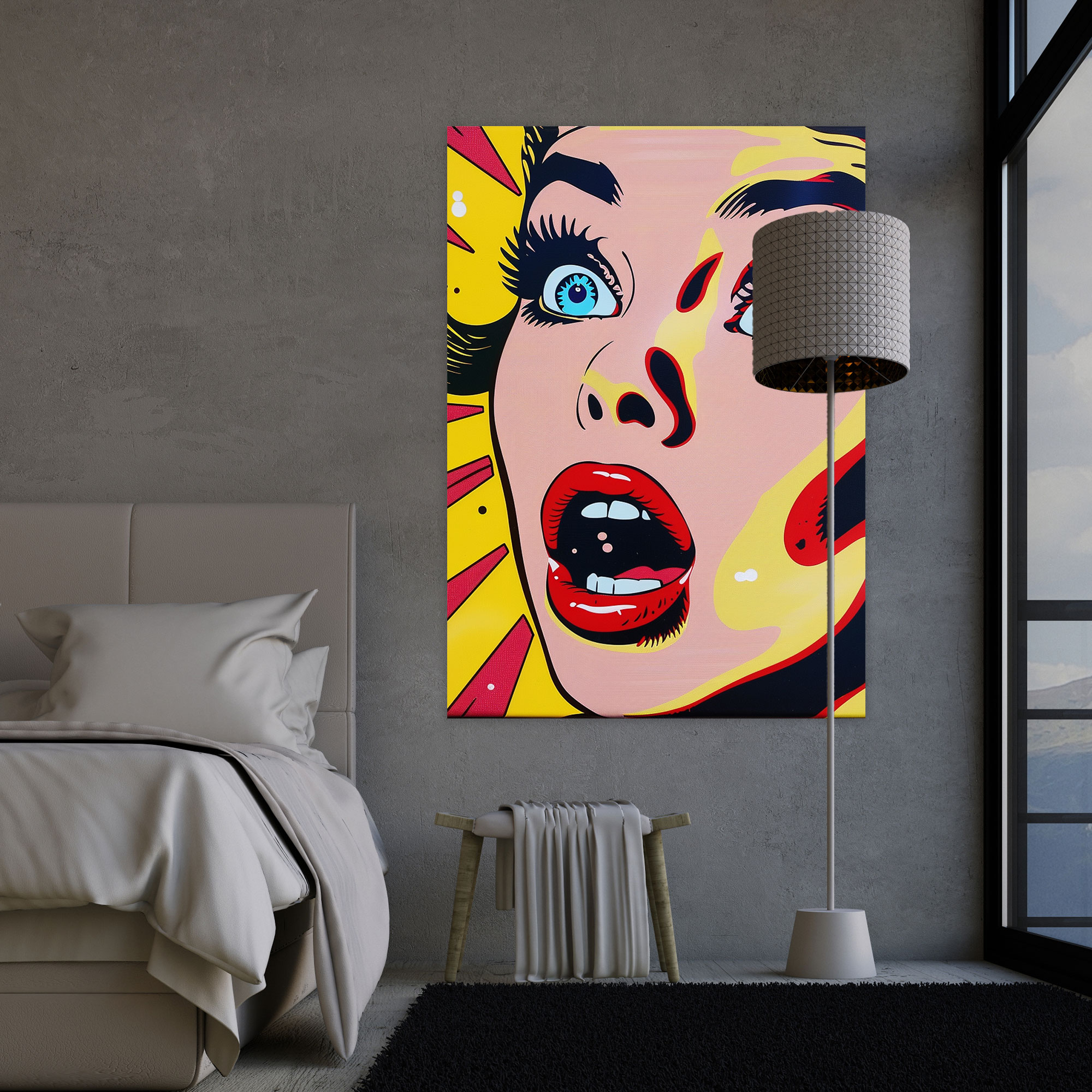Popart Style Canvas Print - Popart, Wall Decoration, Wall Art, Home Decoration