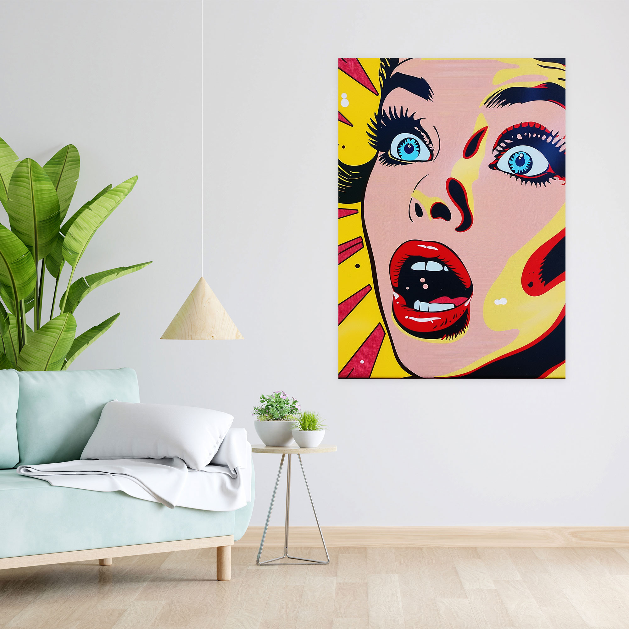 Popart Style Canvas Print - Popart, Wall Decoration, Wall Art, Home Decoration