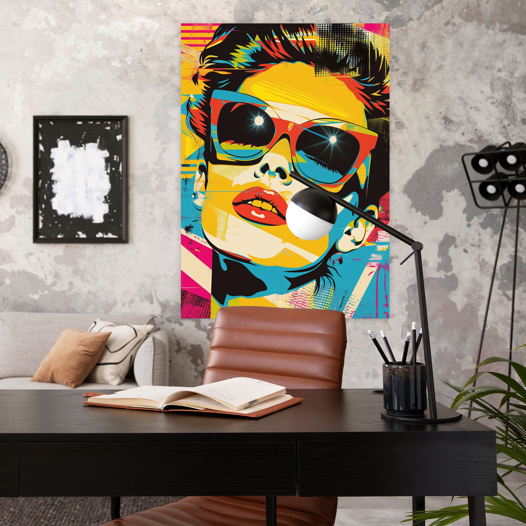 Popart Style Retro Icons Wall Art - Popart, Pop Culture, Retro, Popart Style
