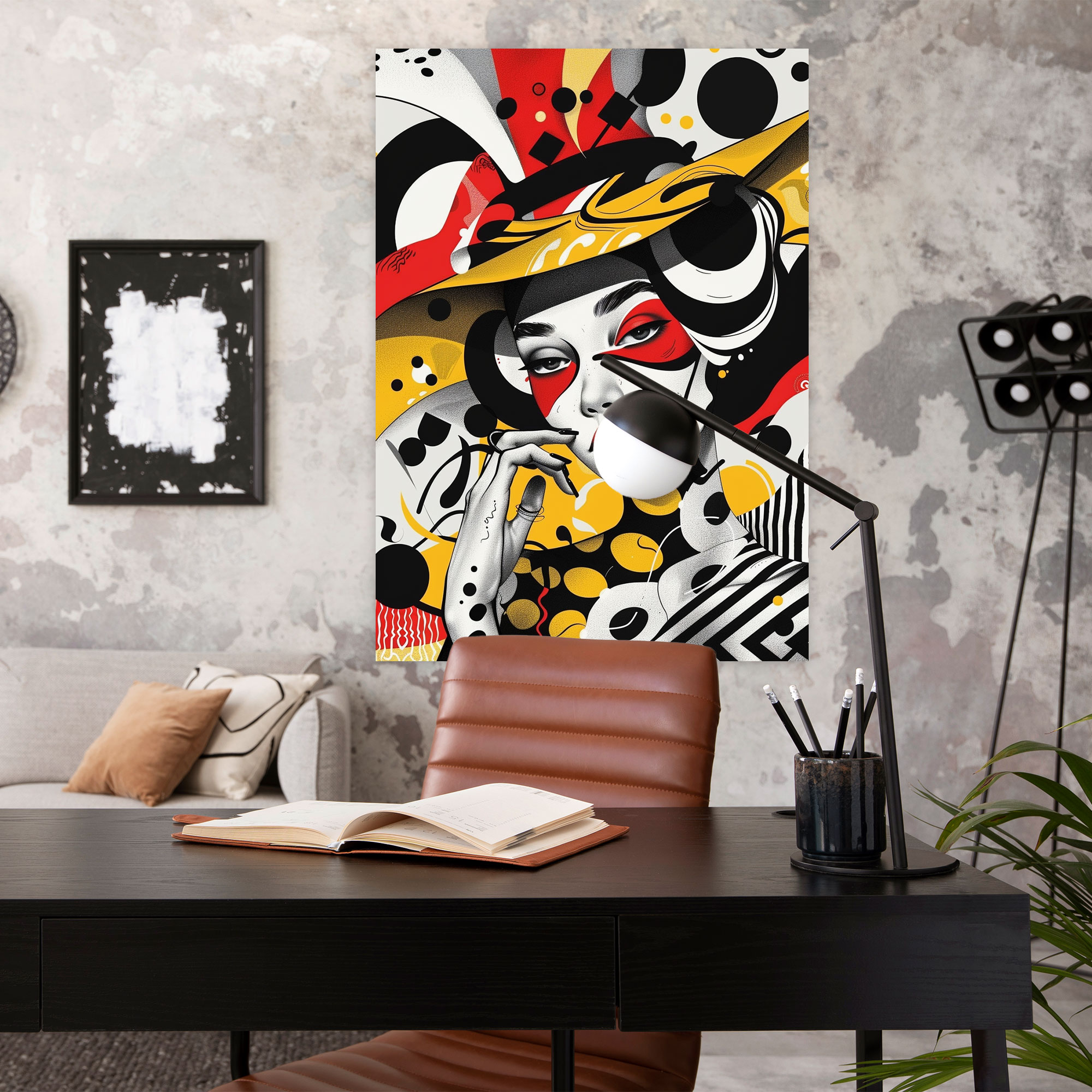 Popart Style Cartoon Characters Wall Art - Popart, Canvas Wall Art, Popart Style, Playful Patterns