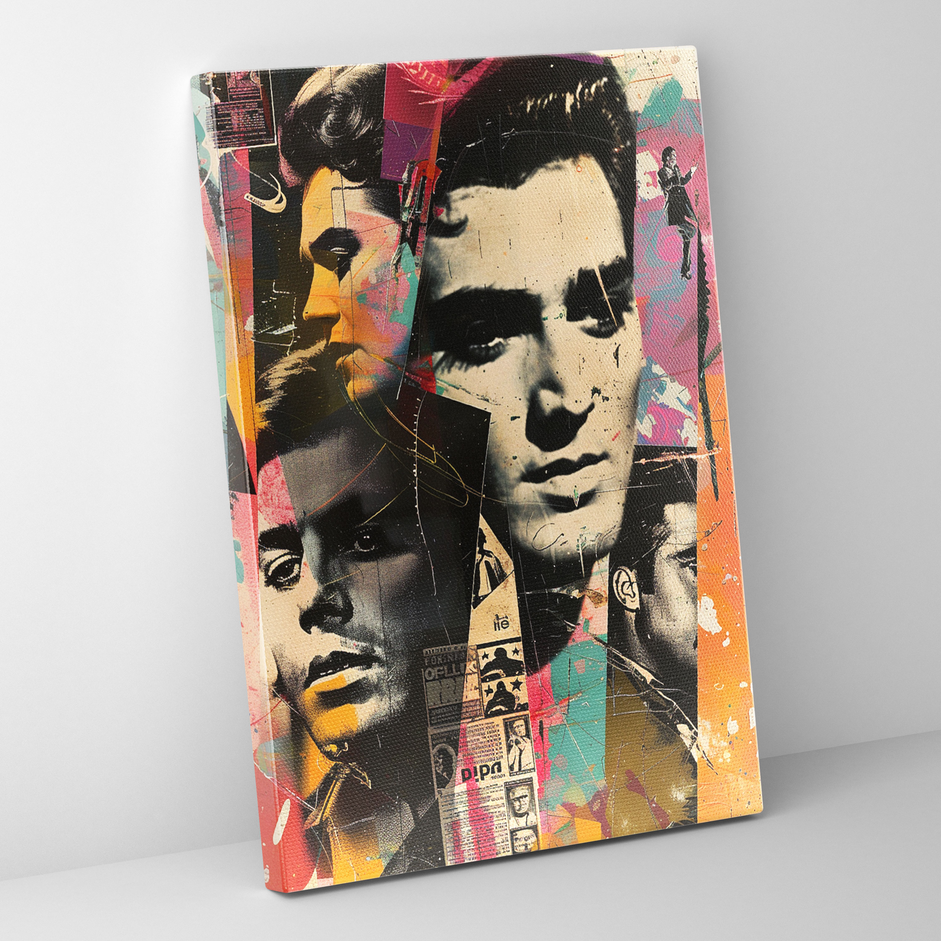 Popart Style Celebrity Collage Wall Decoration - Popart, Film Posters, Wall Decoration, Canvas Print