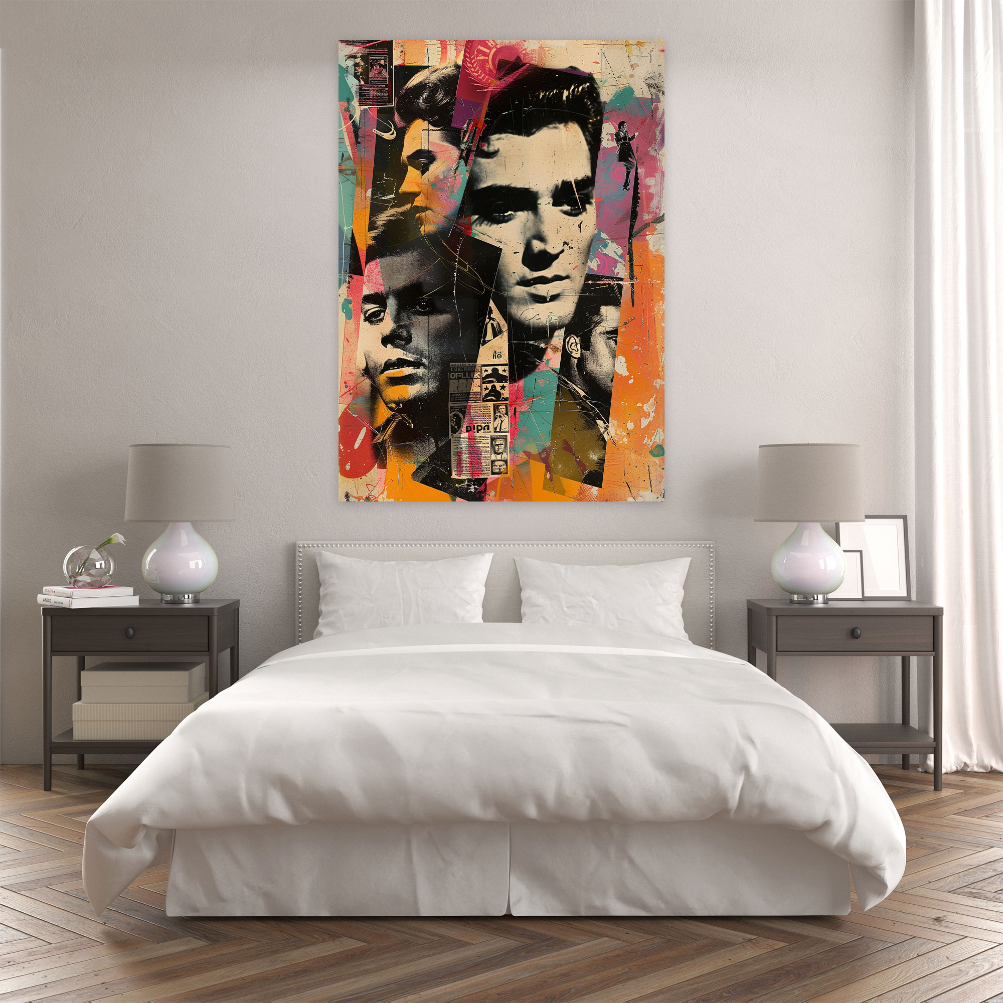 Popart Style Celebrity Collage Wall Decoration - Popart, Film Posters, Wall Decoration, Canvas Print