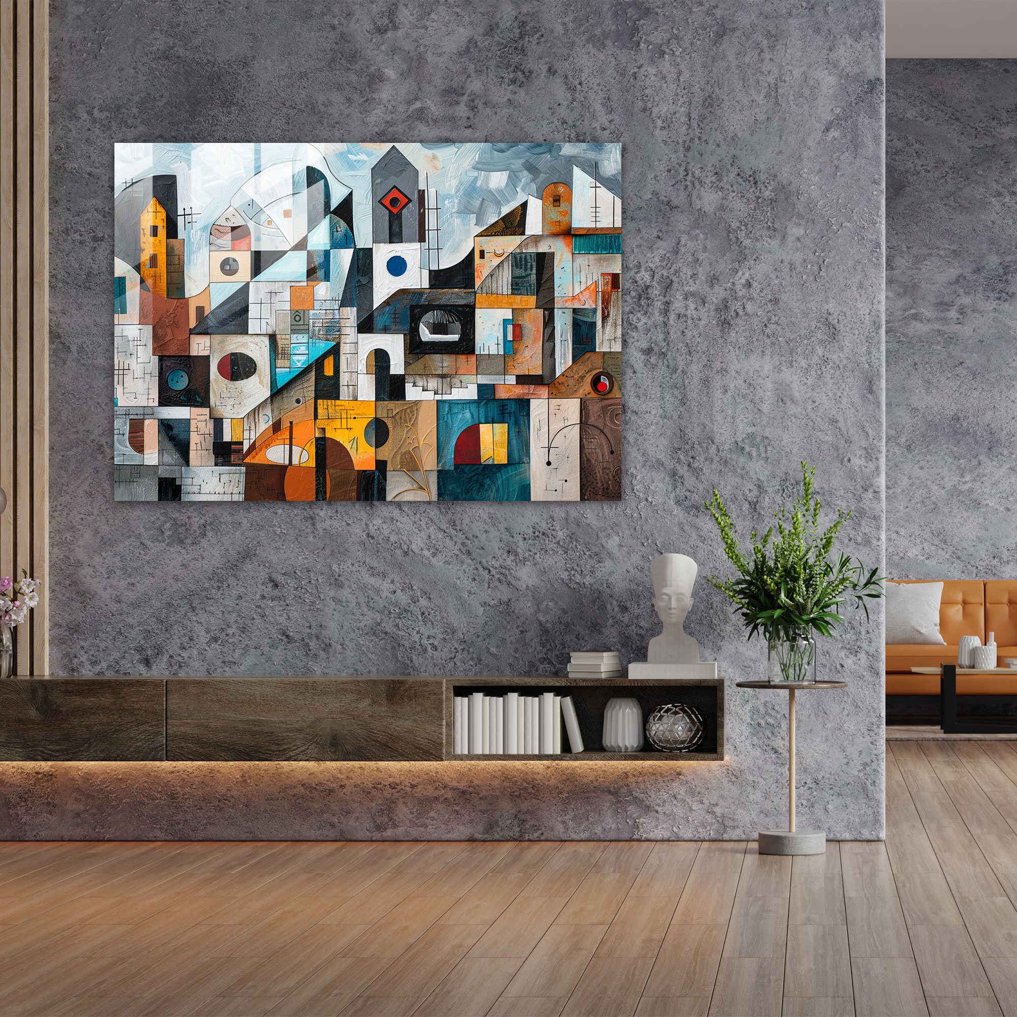 Pablo Picasso Modern Art Glass Print - Pablo Picasso, Pablo Picasso, Wall Decoration, Glass Art