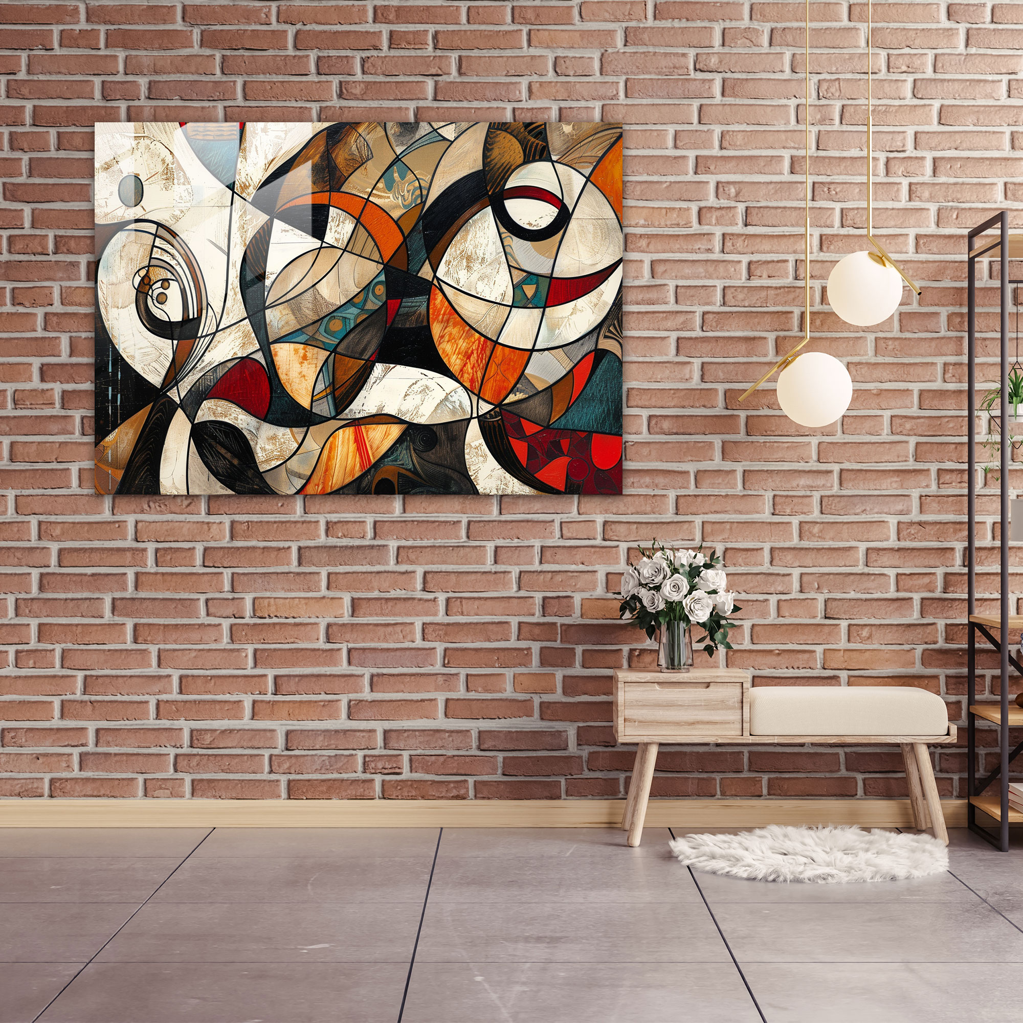 Pablo Picasso Glass Wall Art Home Decoration - Pablo Picasso, Home Decoration, Modern Art, Glass Print