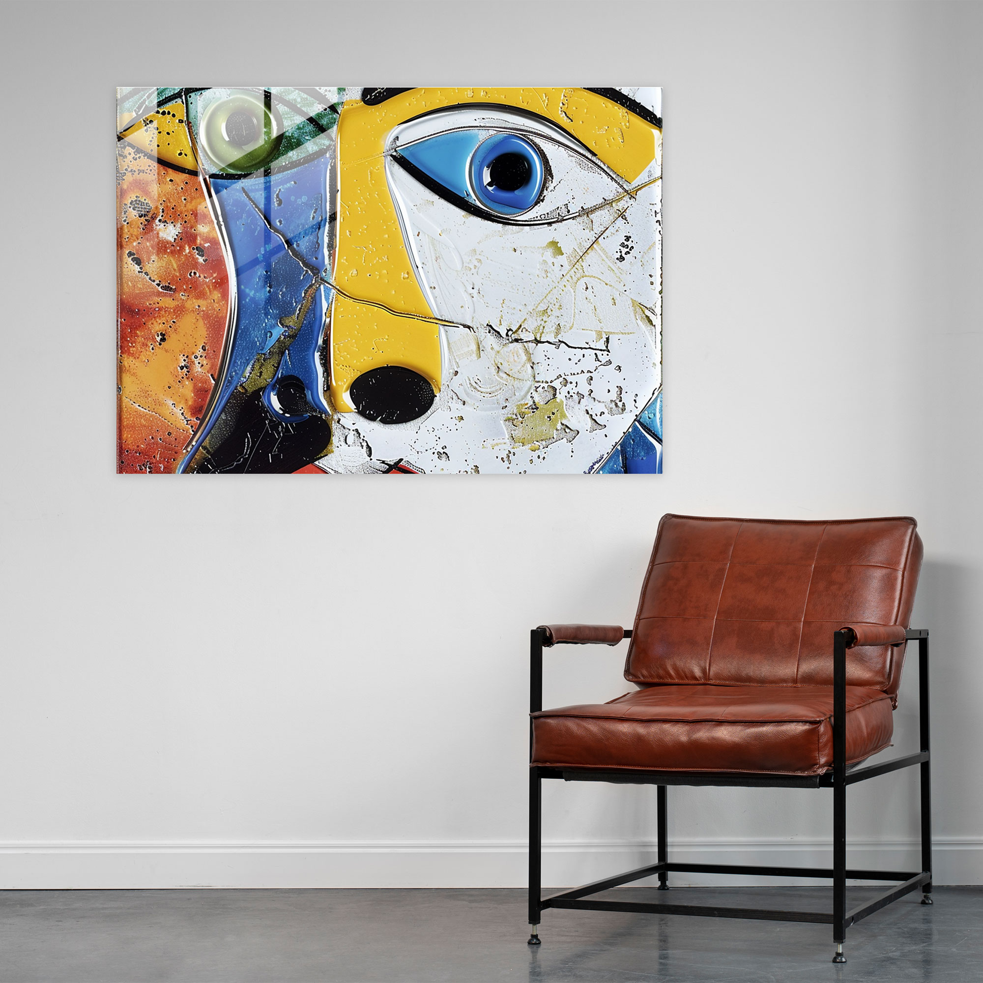 Pablo Picasso Glass Print - Pablo Picasso, Glass Print, Pablo Picasso, Wall Decoration