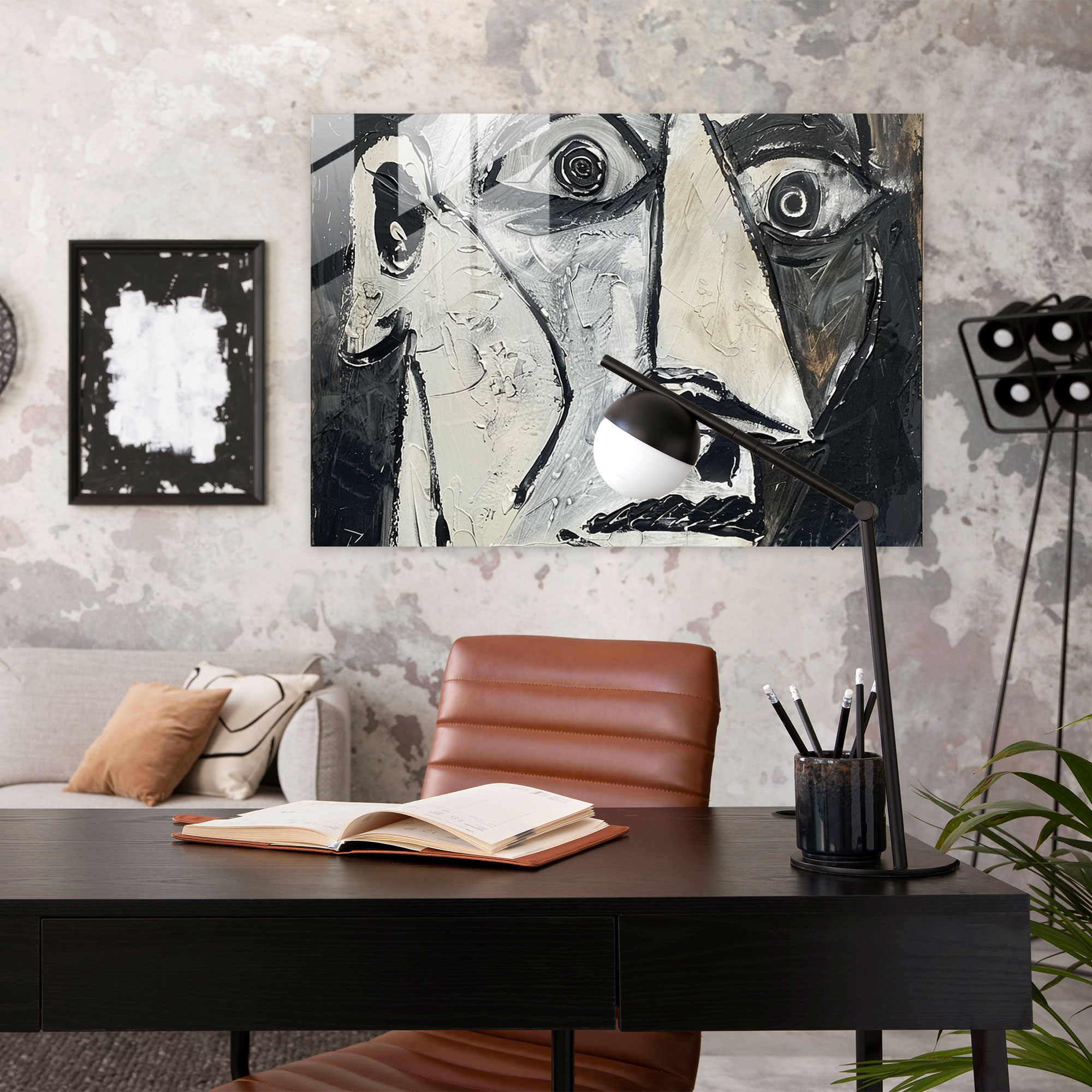 Blue Period Pablo Picasso Home Decoration - Pablo Picasso, Glass Print, Glass Wall Art, Wall Decoration
