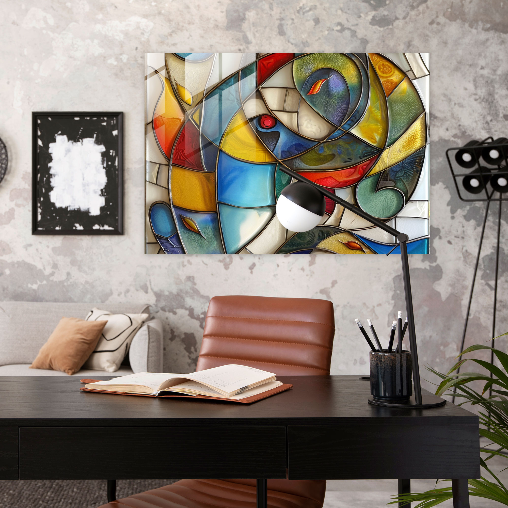 Pottery Inspired Pablo Picasso Glass Wall Art - Pablo Picasso, Glass Print, Home Decoration, Glass Art